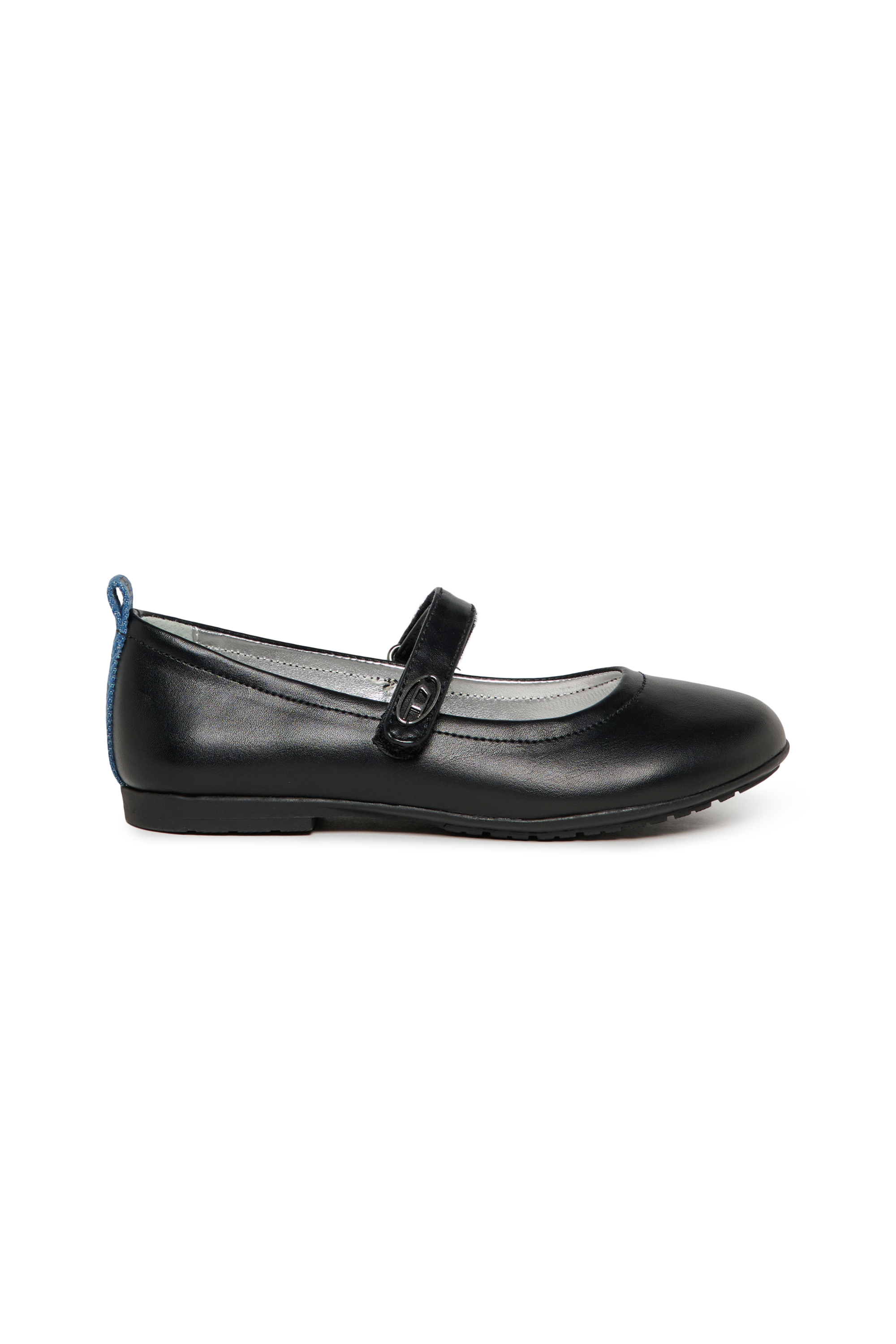 Diesel - D-BALWE, Woman's D-BALWE-Mary Jane flats with contrasting tab in Black - 1