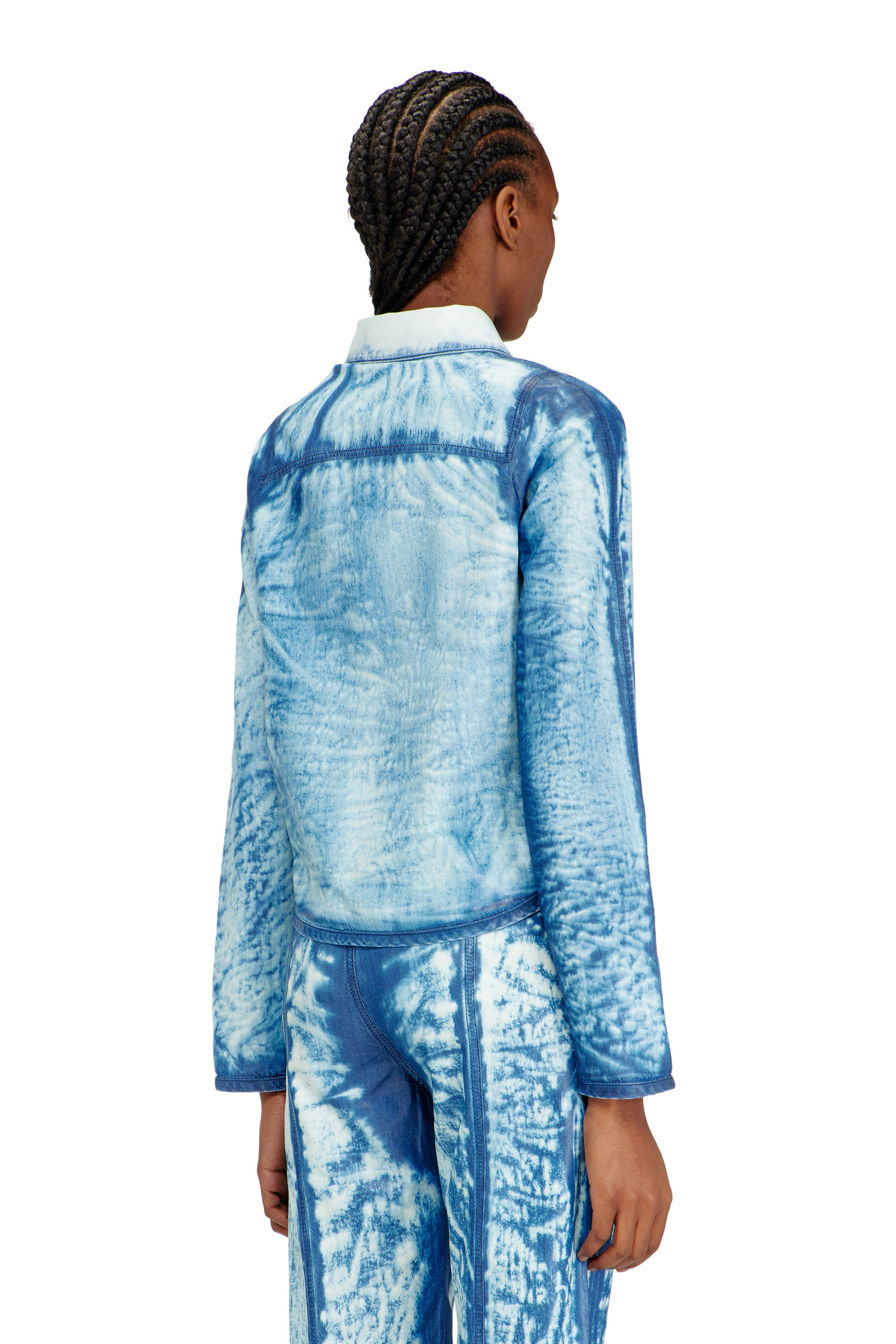 Diesel - DE-LYRIA-FSI, Woman's Shirt in X-Ray Lyocell denim in Blue - 4