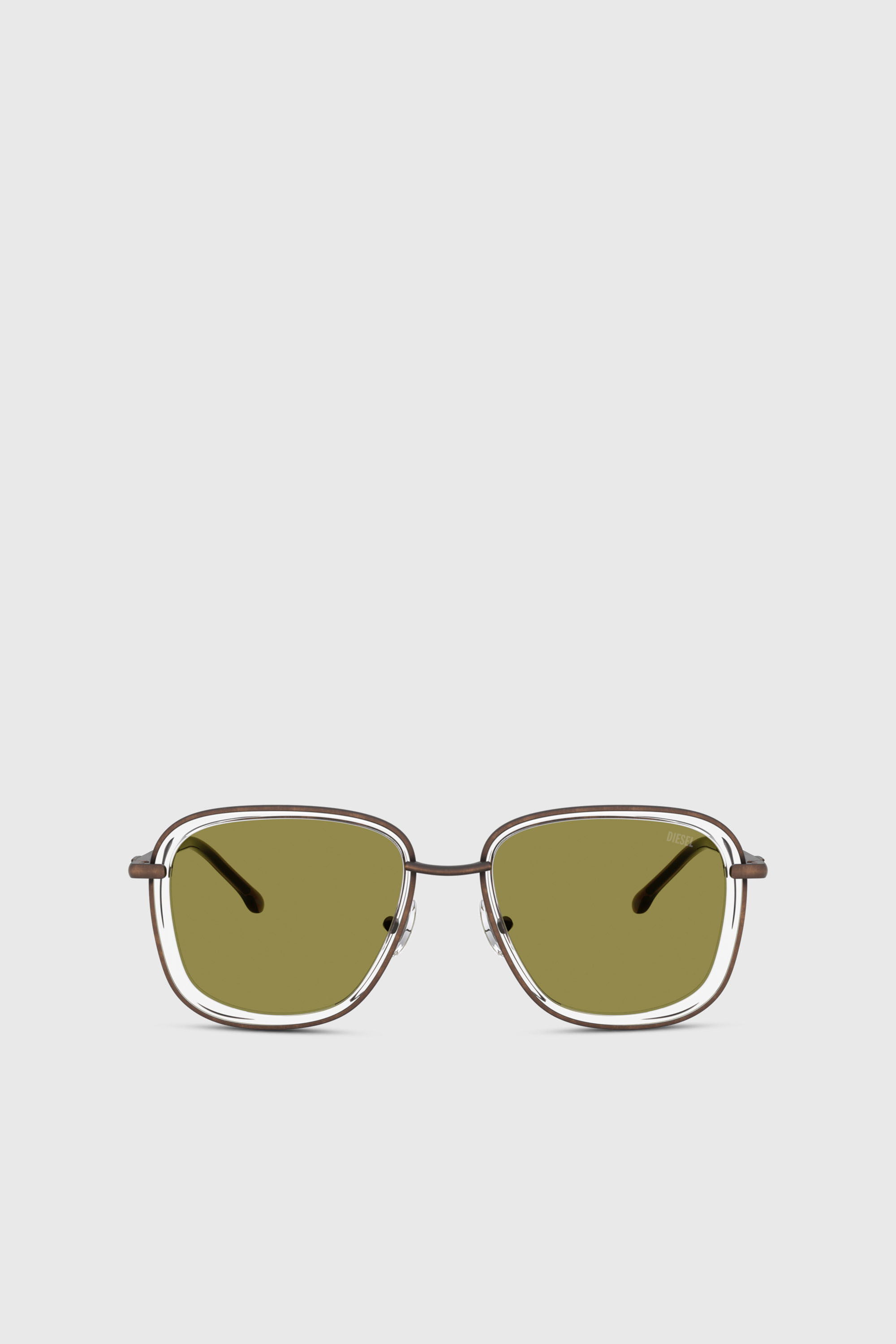 Diesel - 0DL1017, Unisex's Square sunglasses in Green - 1