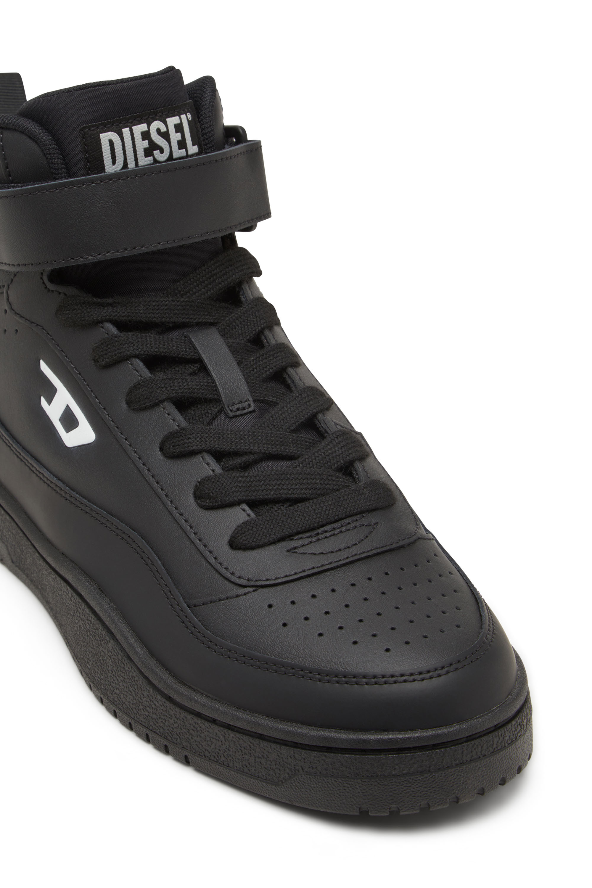 Diesel - S-TRACKER-D MID, Man's Mid top sneaker in Black - 4