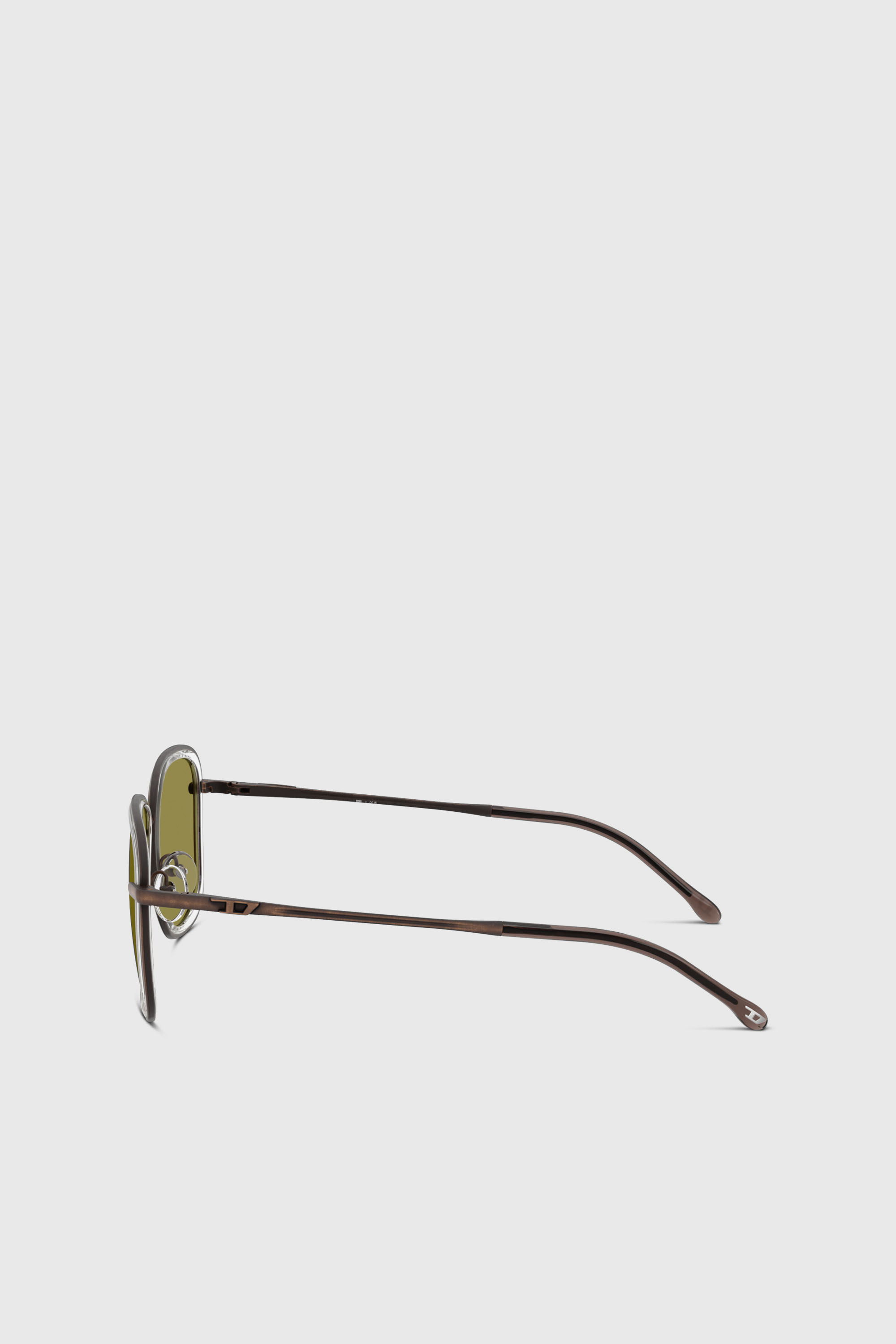 Diesel - 0DL1017, Unisex's Square sunglasses in Green - 2