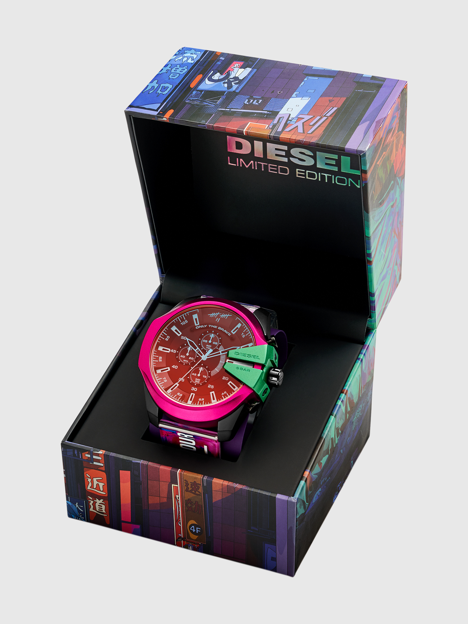 Diesel - DZ4540, Man's Mega Chief multi-colored watch Mad Dog Jones in Multicolor - 5