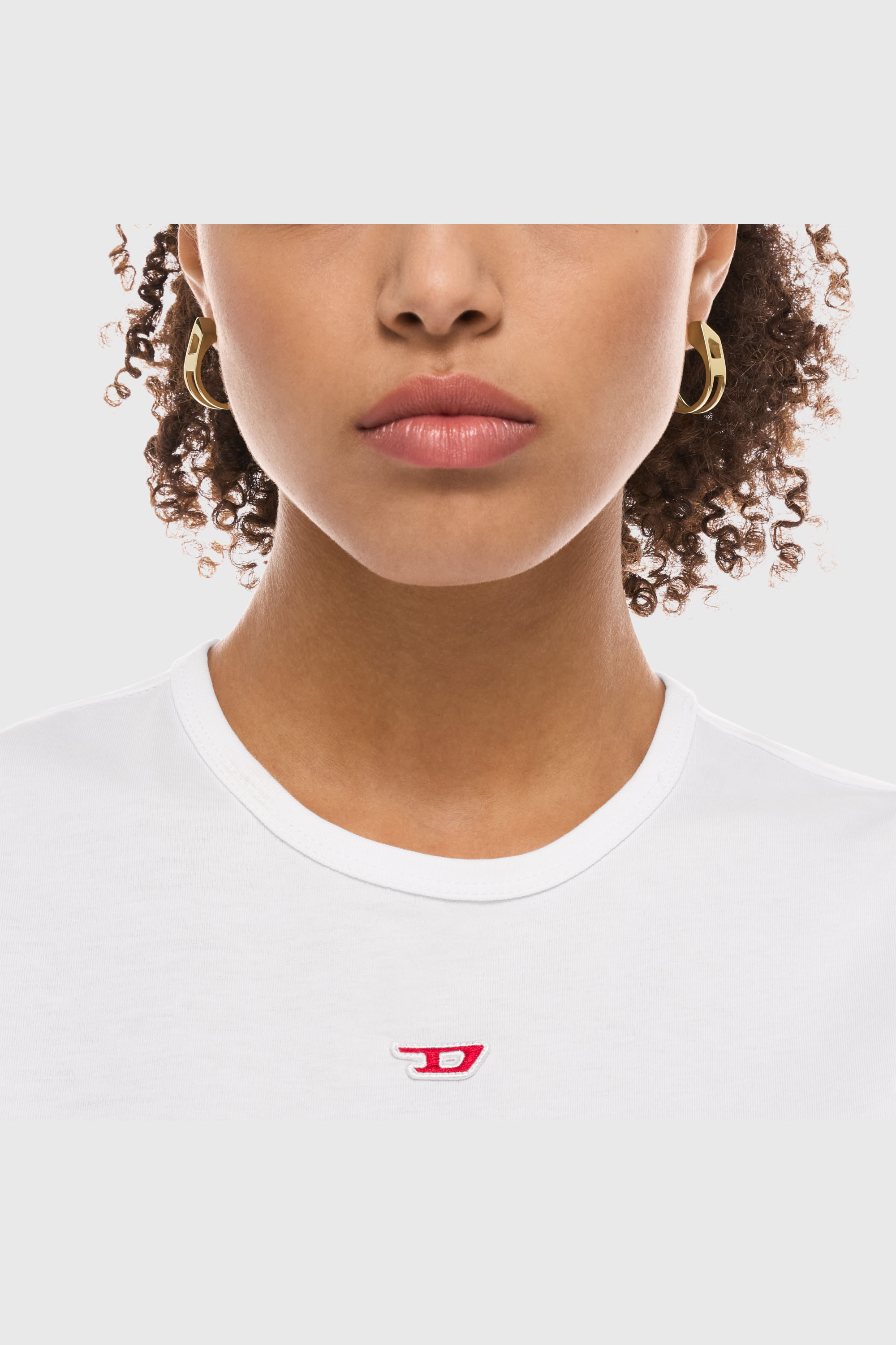 Diesel - DX1671710 JEWELLERY, Unisex's Gold-Tone Stainless Steel Hoop Earrings in Gold - 3