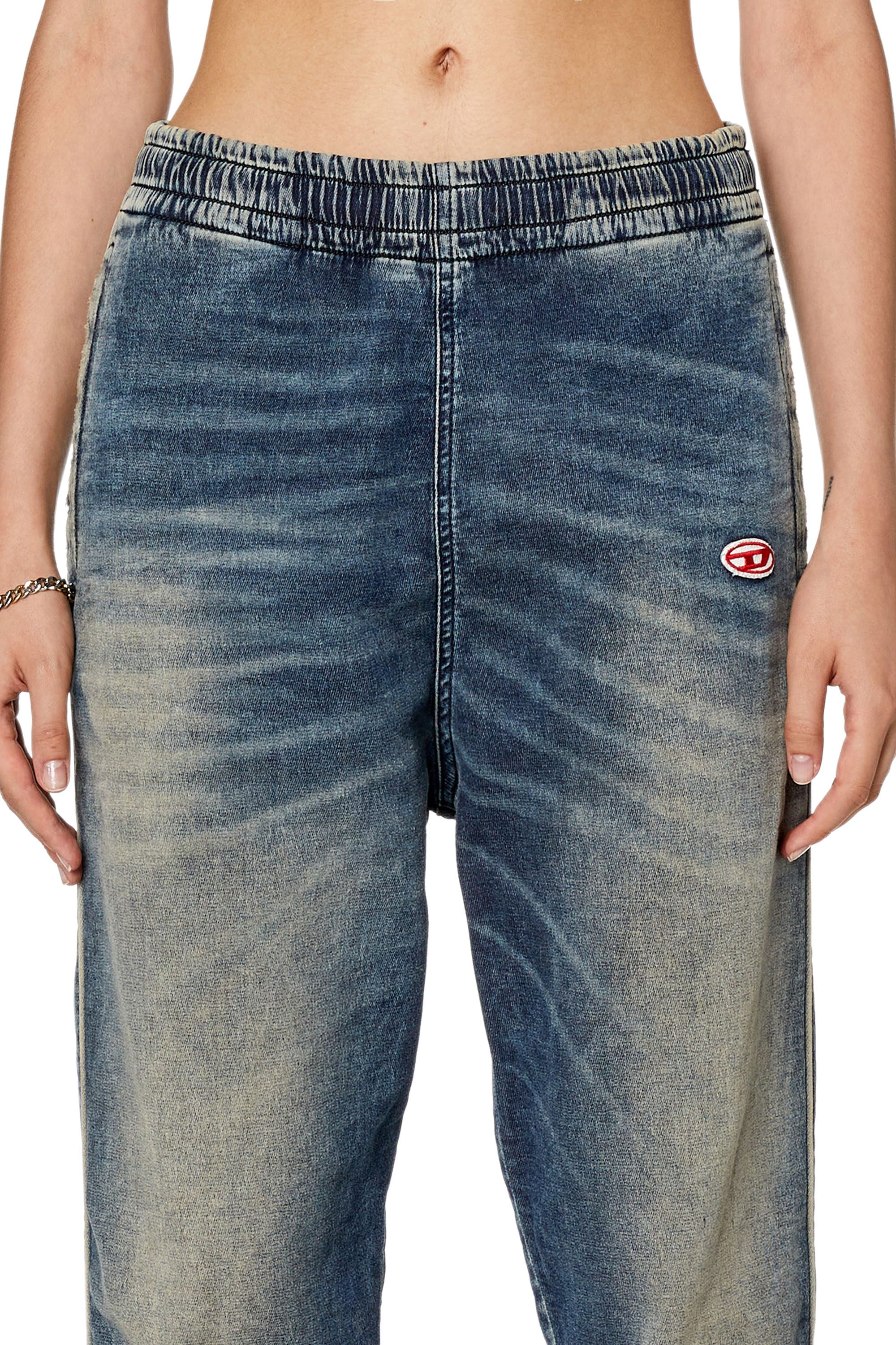 Diesel - Tapered D-Lab Track Denim 068FN, Dark Blue - Image 4