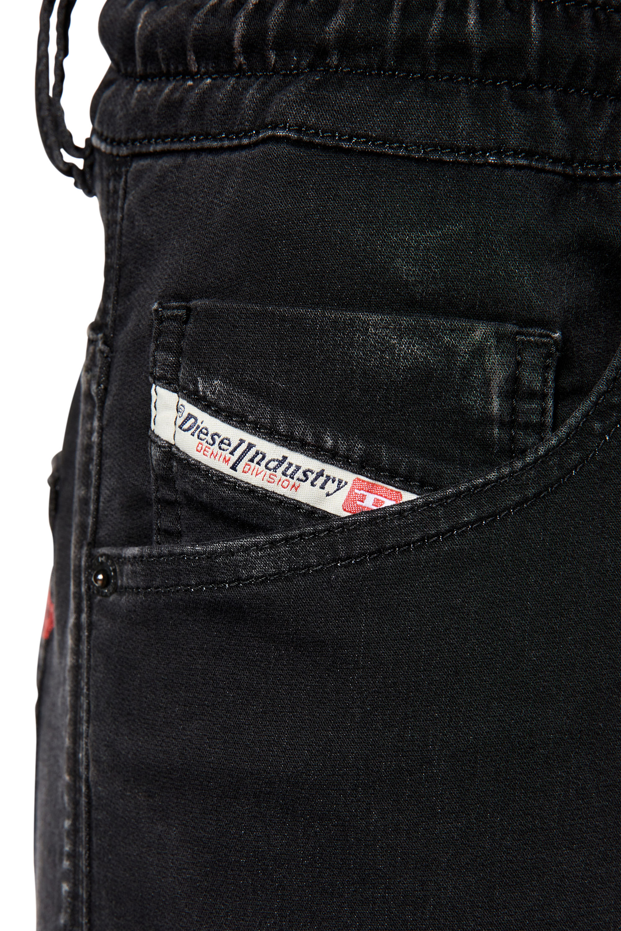 Diesel - Krooley JoggJeans® 068DX Tapered, Black/Dark grey - Image 3