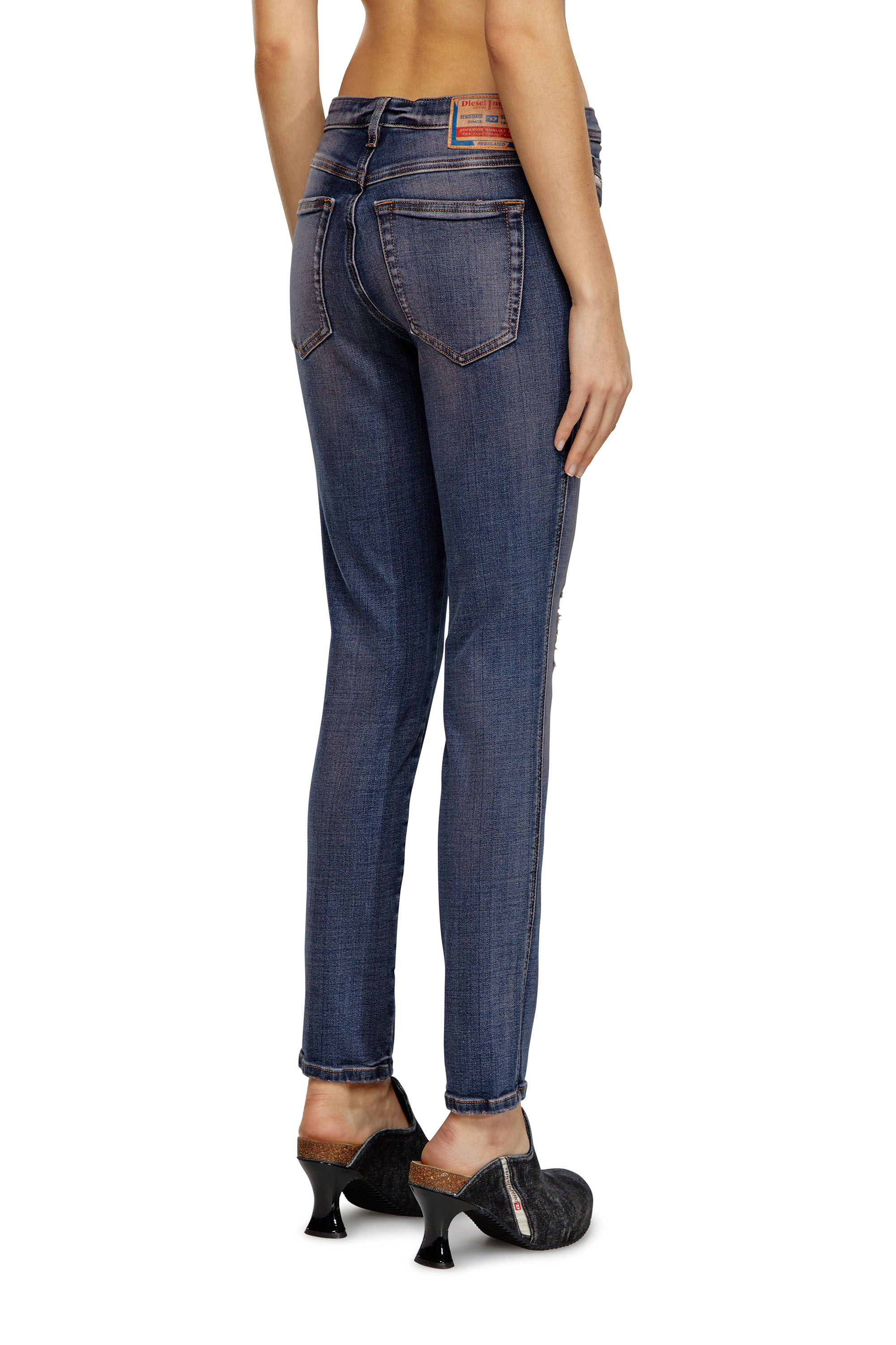 Diesel - Skinny Jeans 2015 Babhila 0PFAY, Dark Blue - Image 1