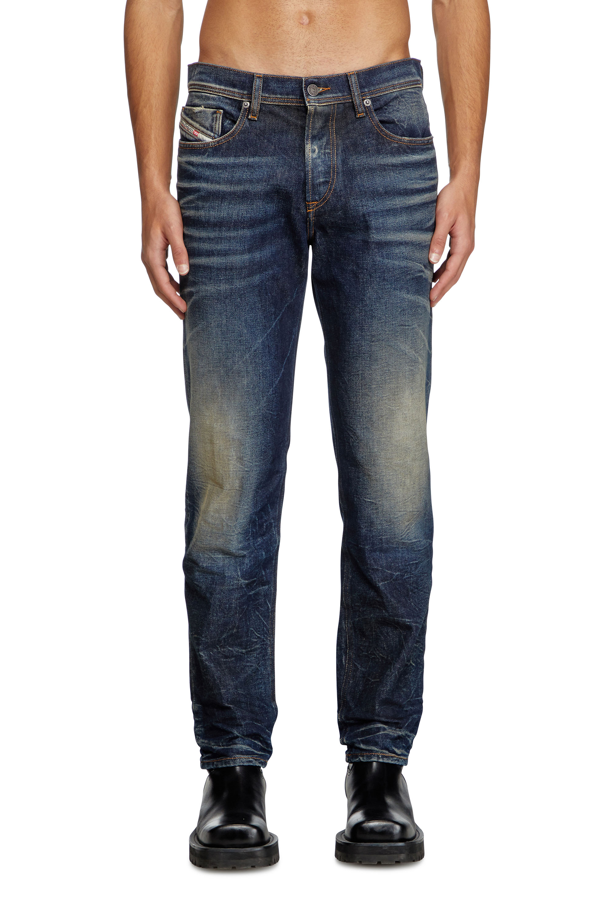 Diesel - Man's Regular Jeans 2023 D-Finitive 09L22, Dark Blue - 1