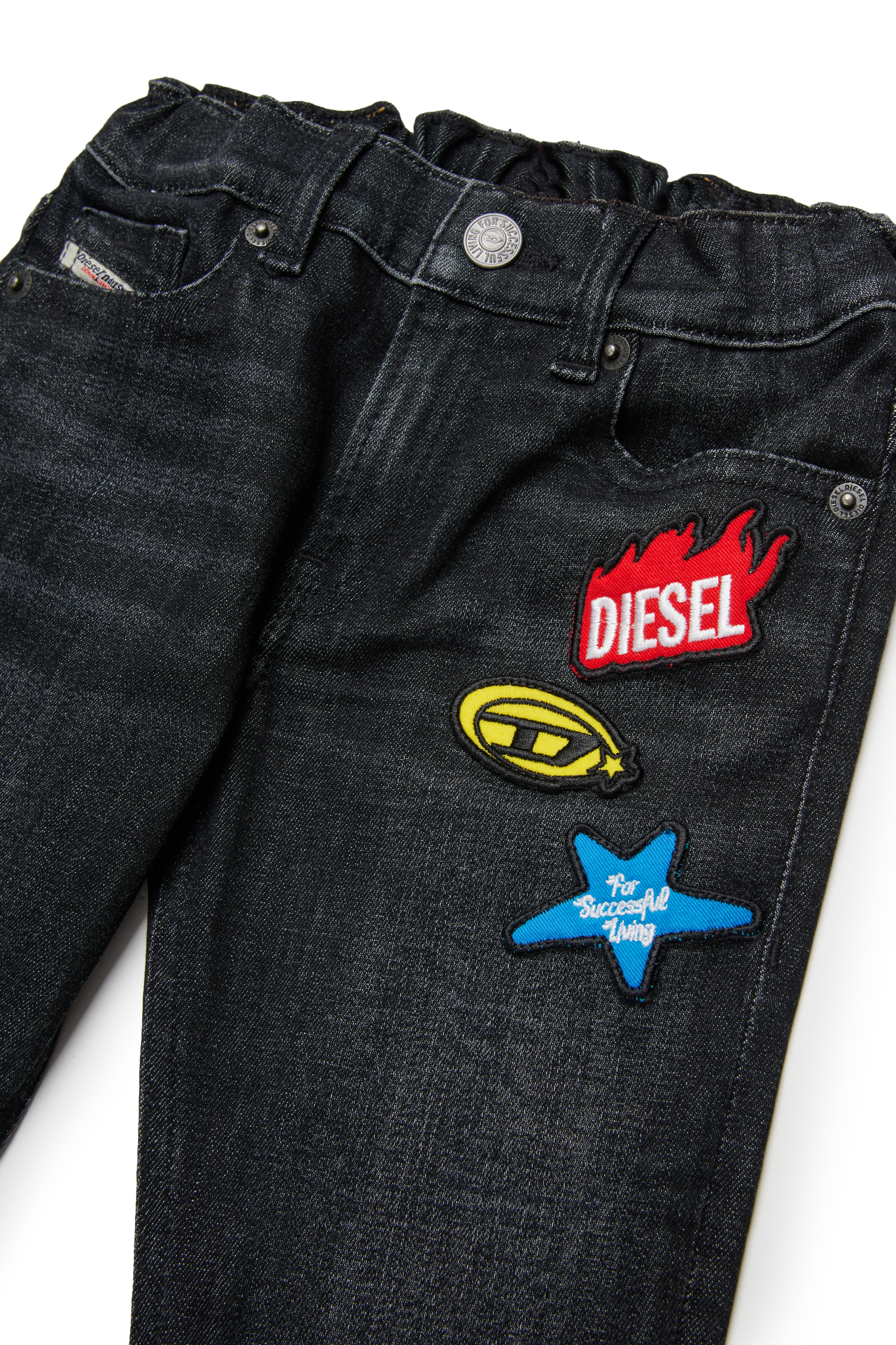 Diesel - Unisex's D-GALE-B, Black/Dark grey - 3