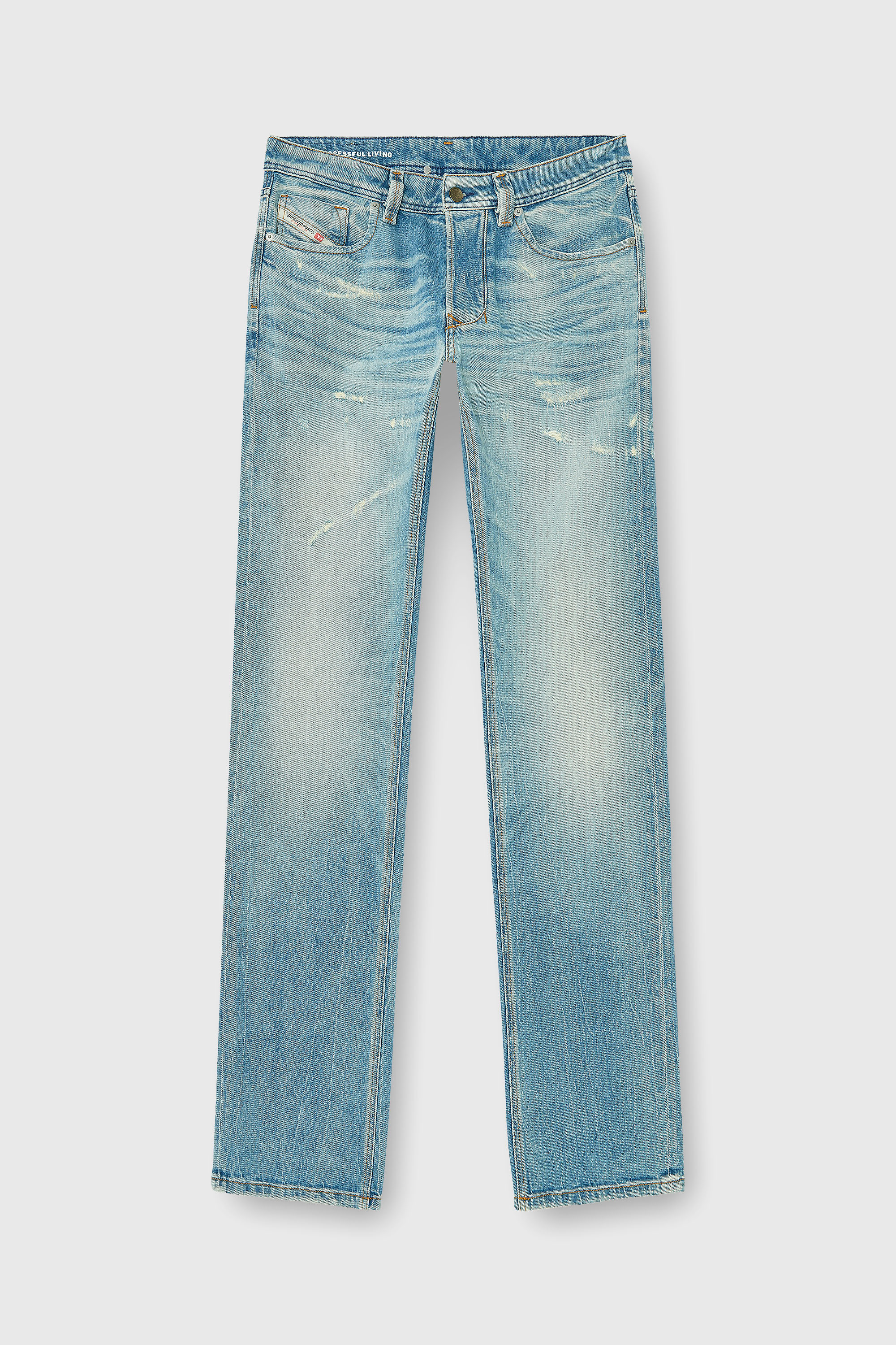 Diesel - Man's Regular Jeans 1985 Larkee 09P33, Light Blue - 2