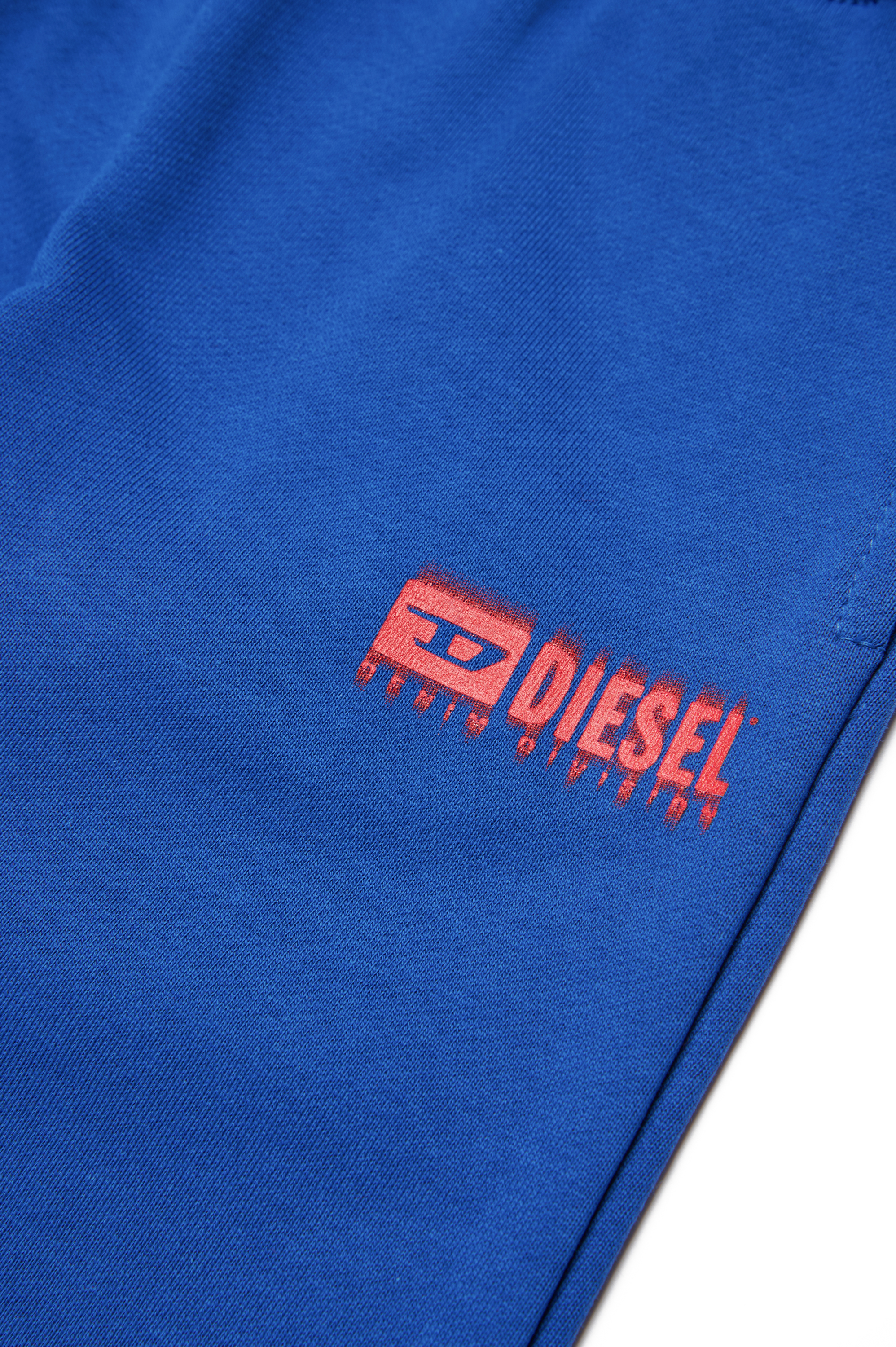 Diesel - PBASEB, Unisex's Sweatpants with smudged logo in Blue - 4