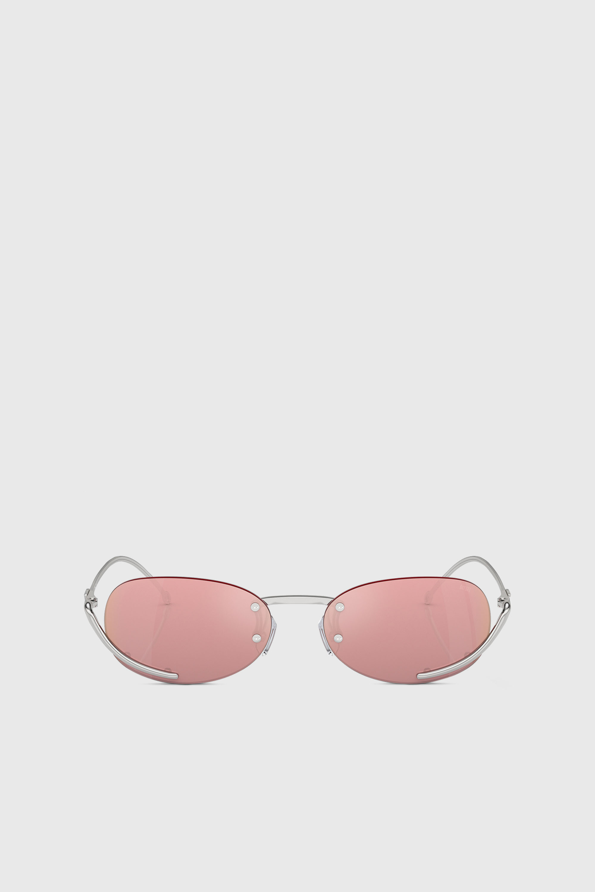 Diesel - 0DL1004, Unisex's Oval sunglasses in Pink - 1