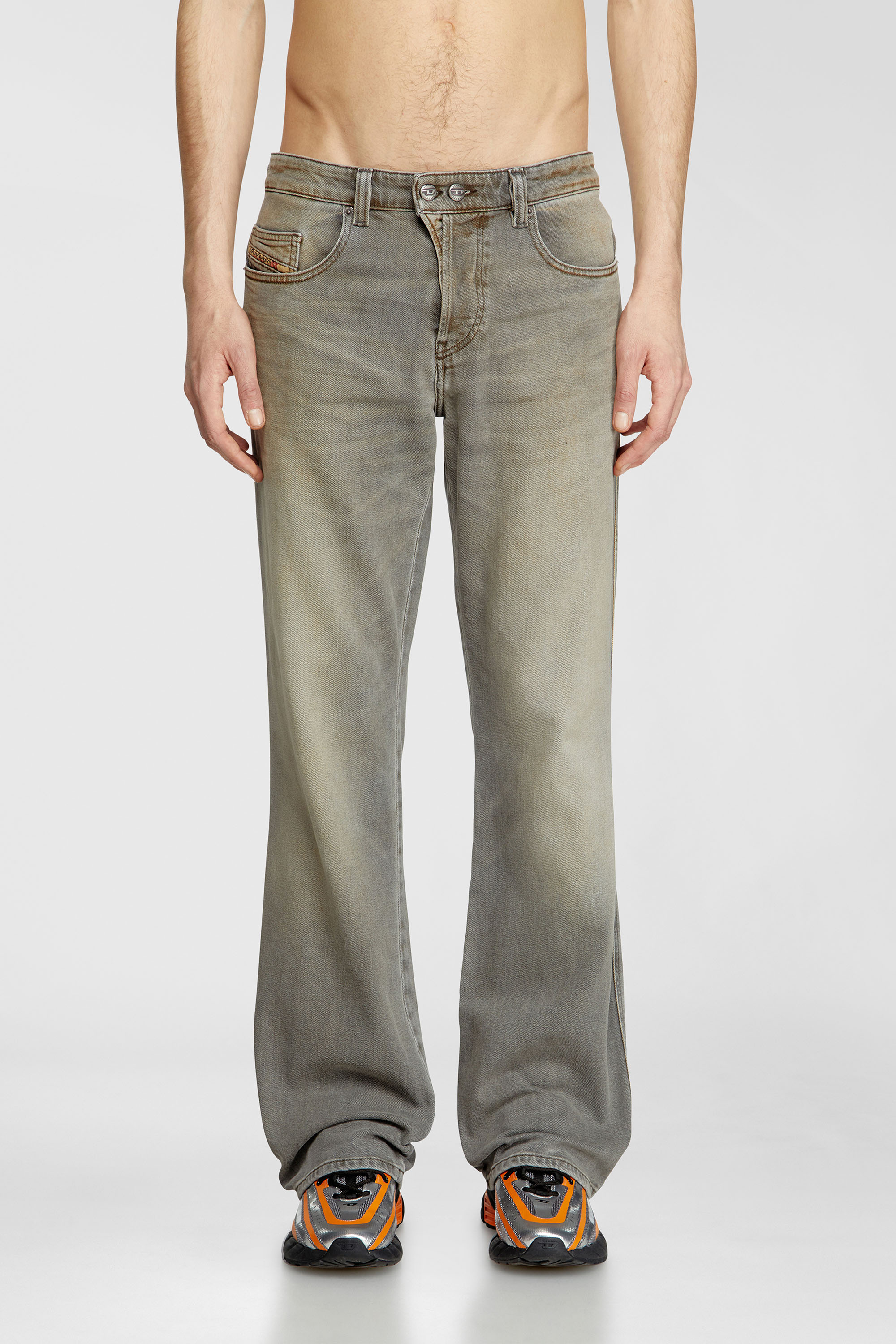 Diesel - Man's Bootcut Jeans 1998 D-Buck 09L37, Light Grey - 2