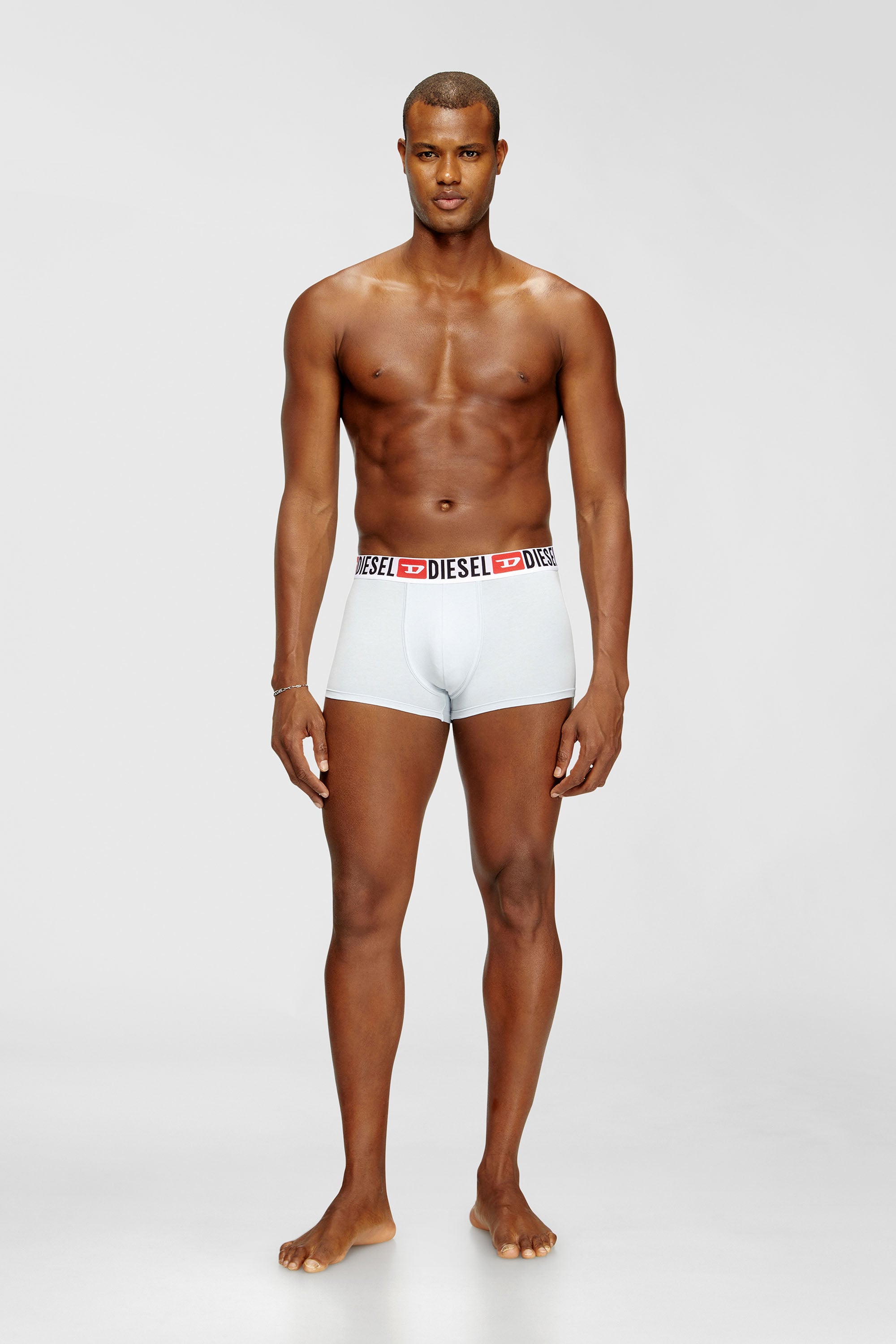 Three-pack of all-over logo waist boxers