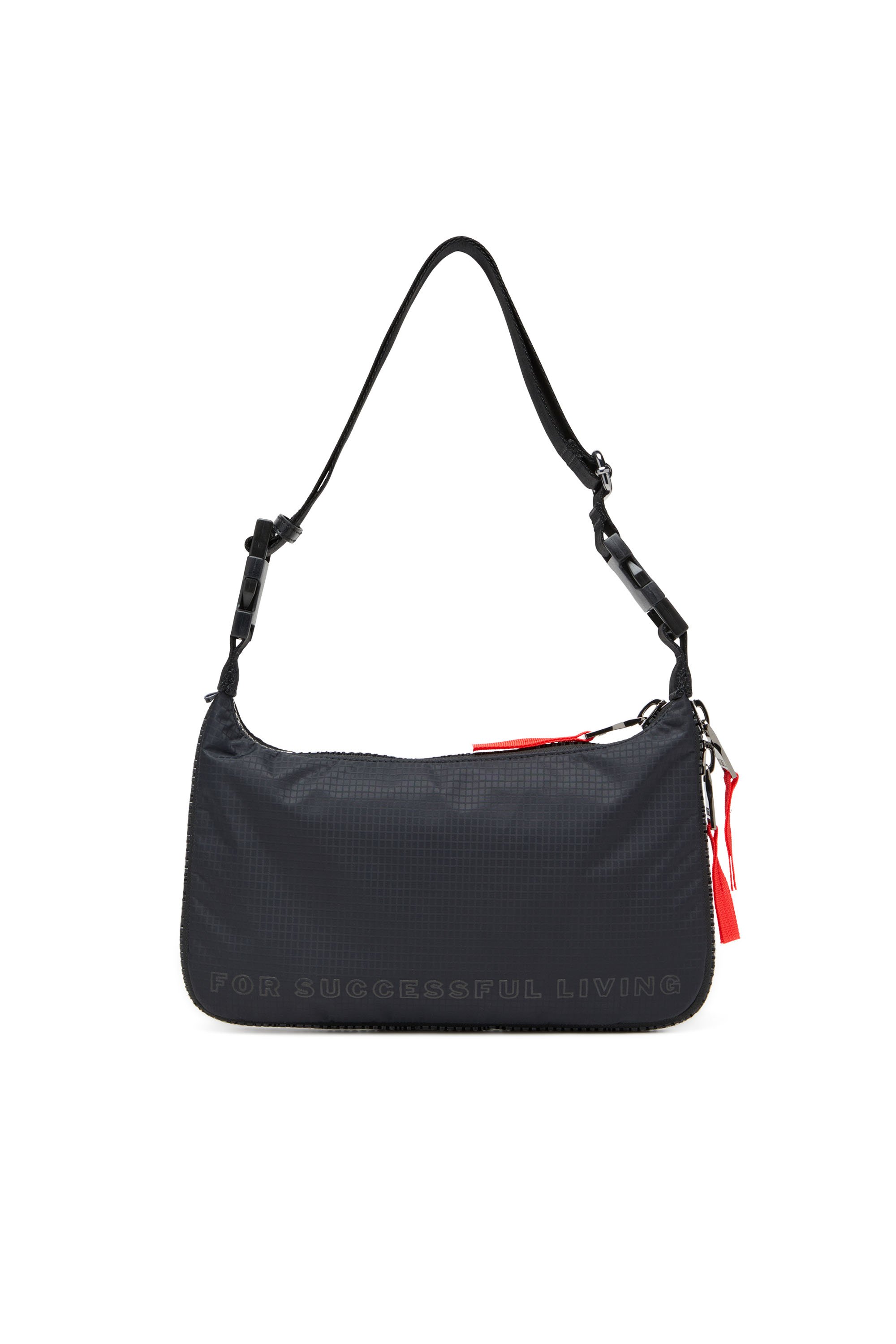 Diesel - ZIP-D CROSSBODY BAG X, Unisex's Zip-D X-Expandable utilitarian shoulder bag in Black - 2