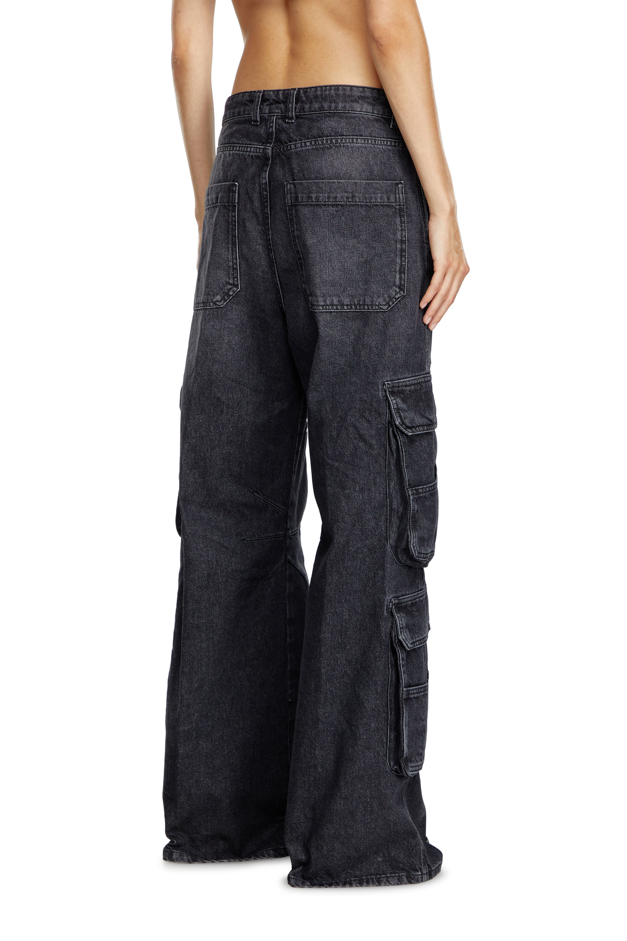 Relaxed Jeans 1996 D-Sire 0HLAA, Black/Dark grey Diesel - Woman's Relaxed Jeans 1996 D-Sire 0HLAA, Black/Dark grey - 4