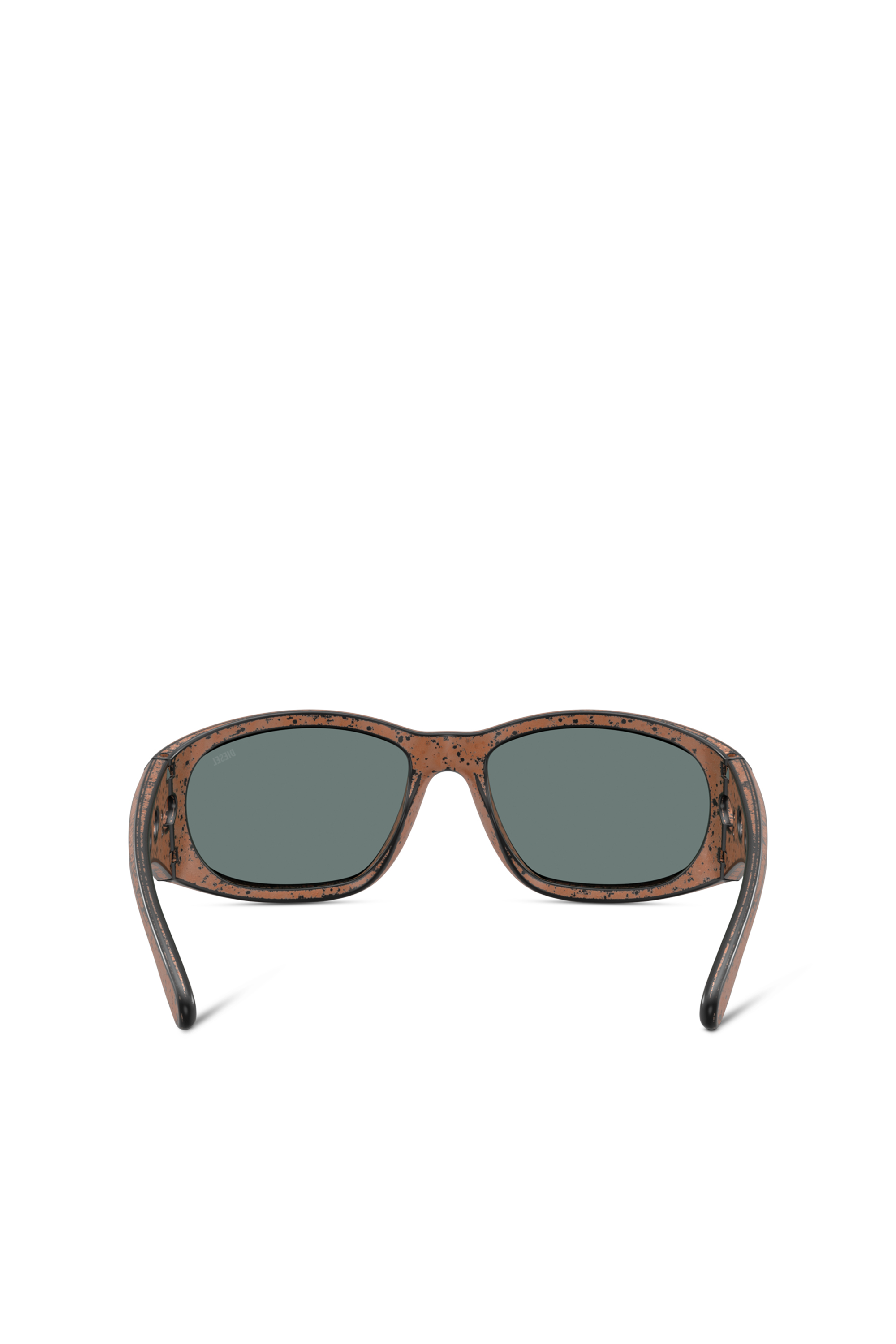 Diesel - 0DL3012U, Unisex's Rectangle sunglasses in Brown - 3