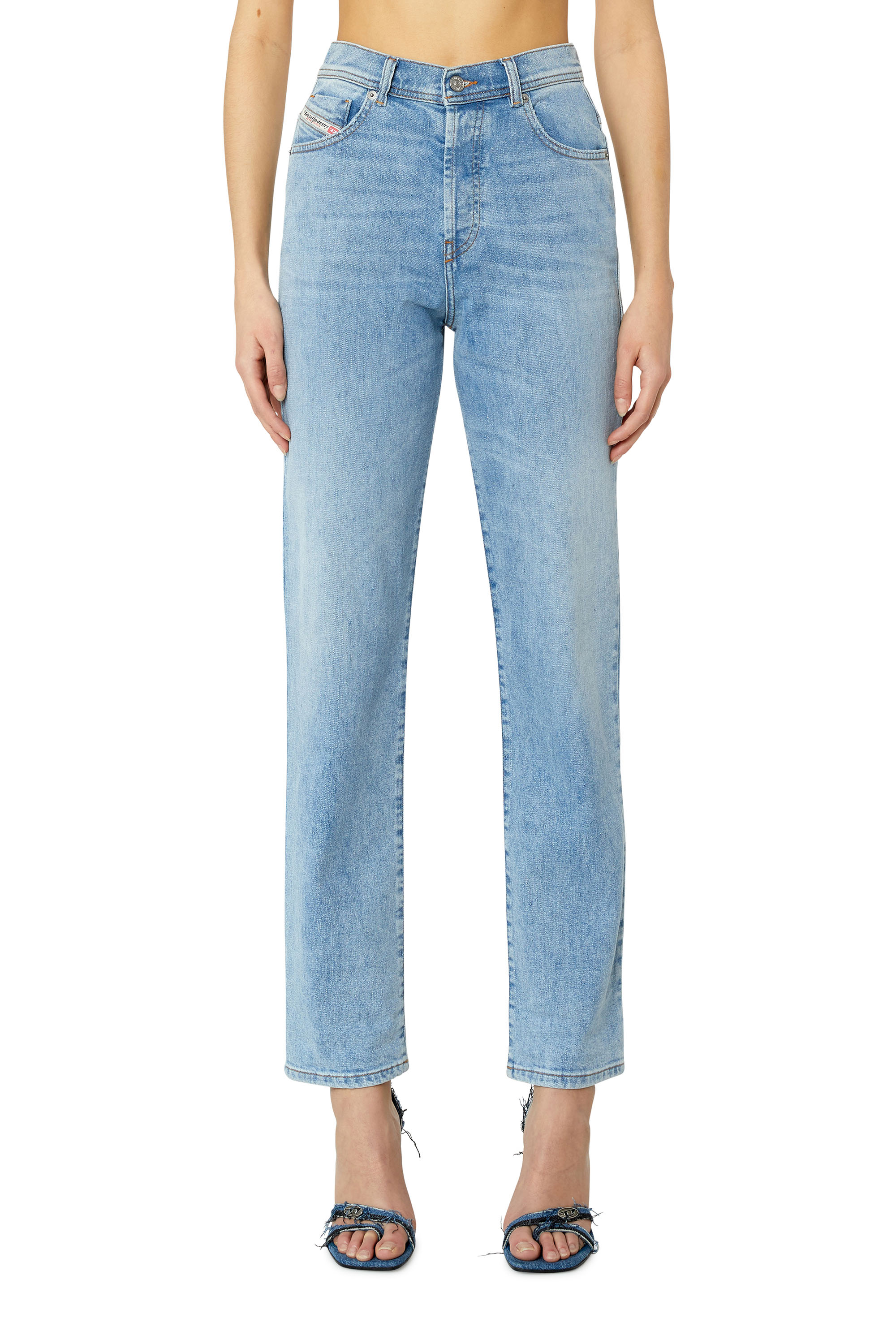 Diesel - Straight Jeans 1956 D-Tulip 09F41, Light Blue - Image 1