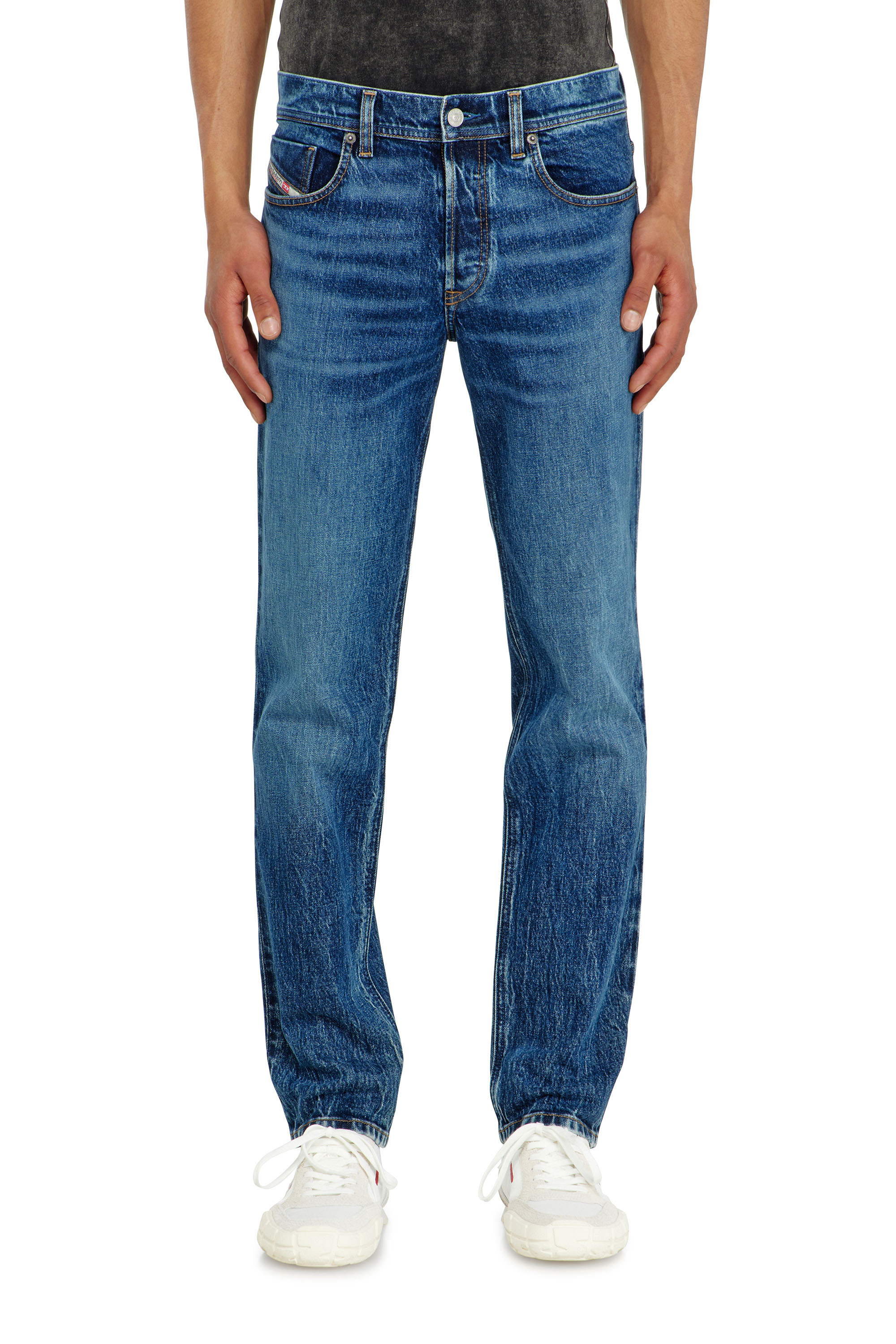Diesel - Man's Regular Jeans 2023 D-Finitive 0KBBQ, Dark Blue - 2