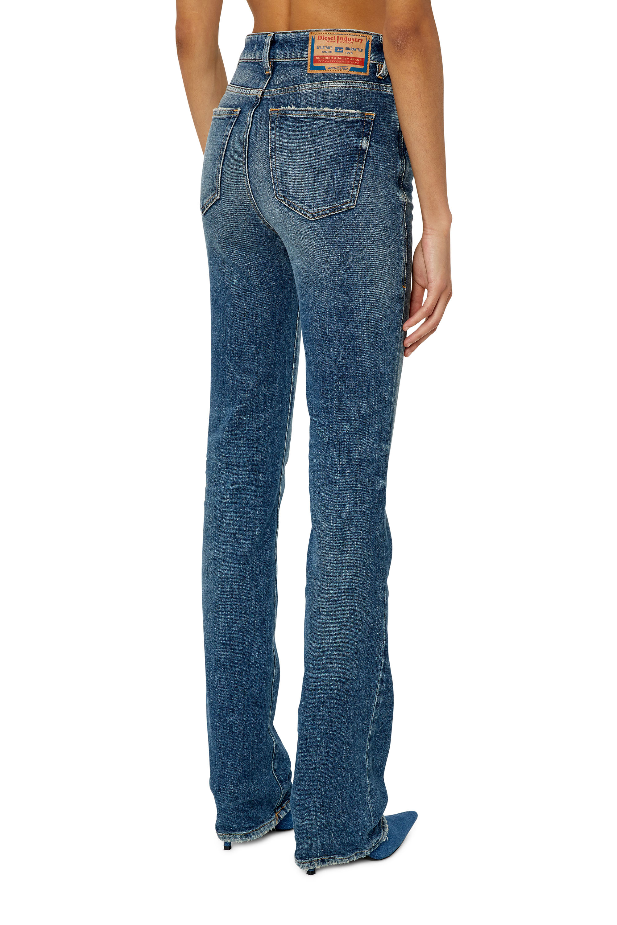 Diesel - 2003 D-Escription 007L1 Bootcut and Flare Jeans, Medium blue - Image 2