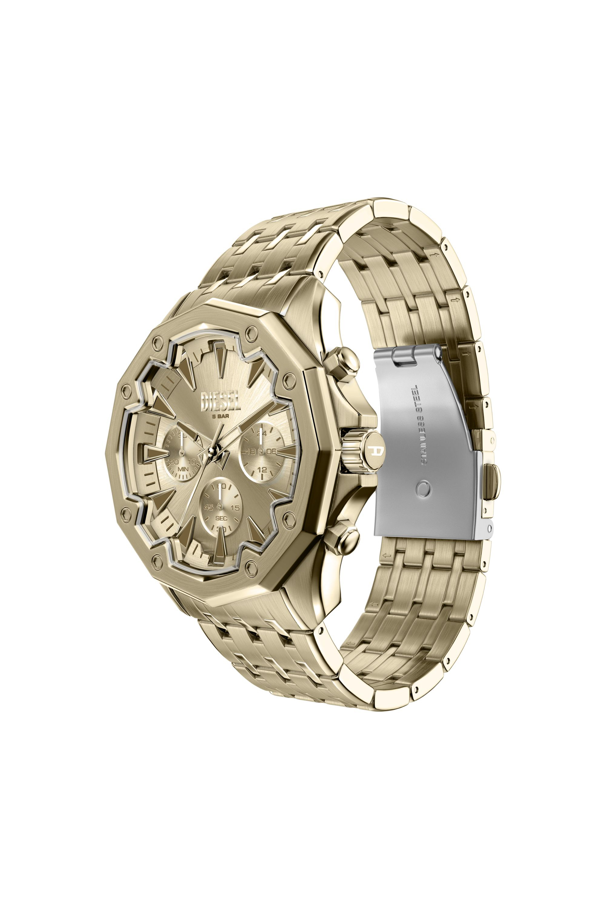 Diesel - DZ4707 WATCH, Man's Stinger Gold-Tone Stainless Steel Watch in Gold - 7