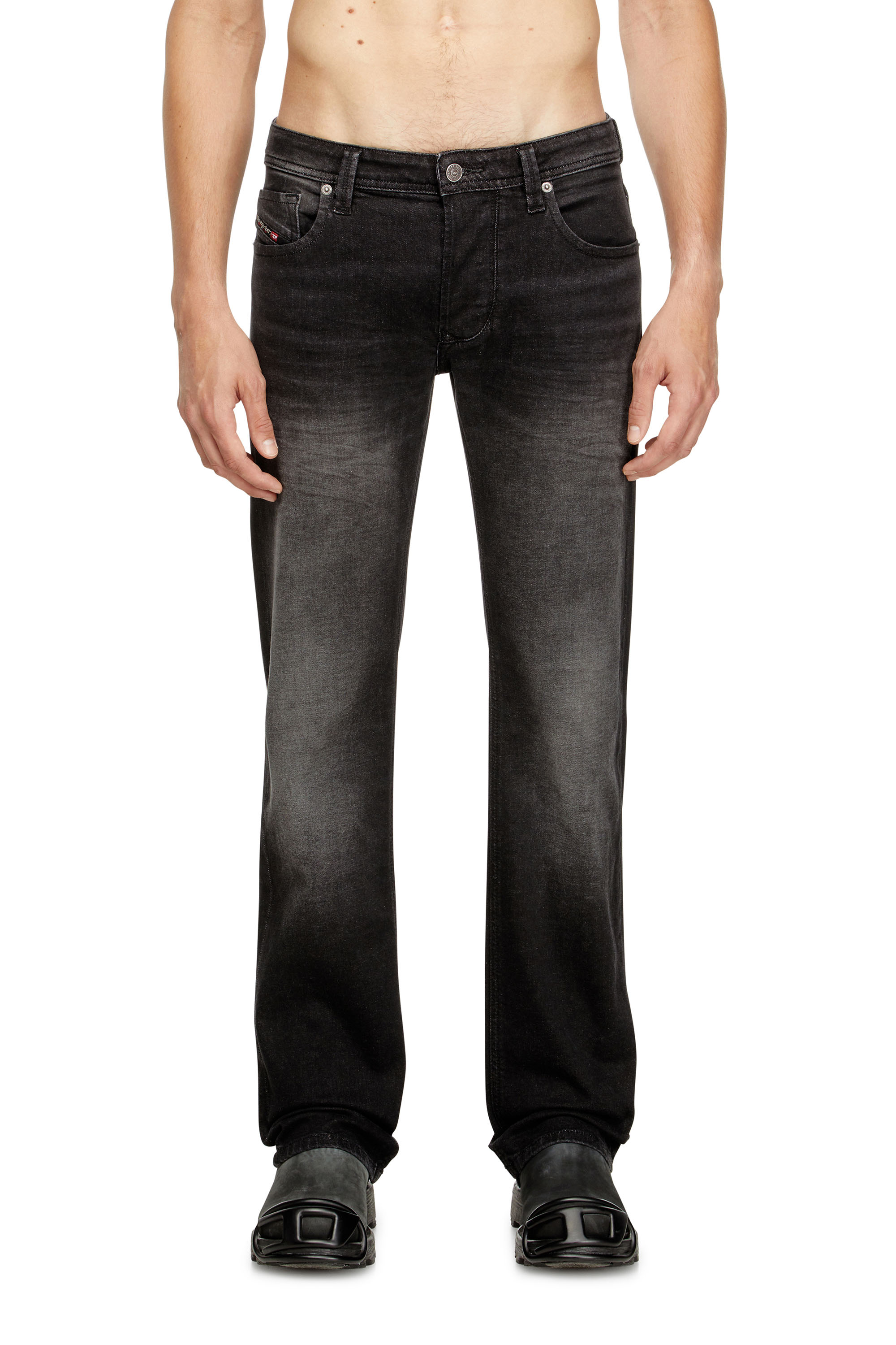Diesel - Man's Regular Jeans 1985 Larkee 0DBDT, Black/Dark grey - 3