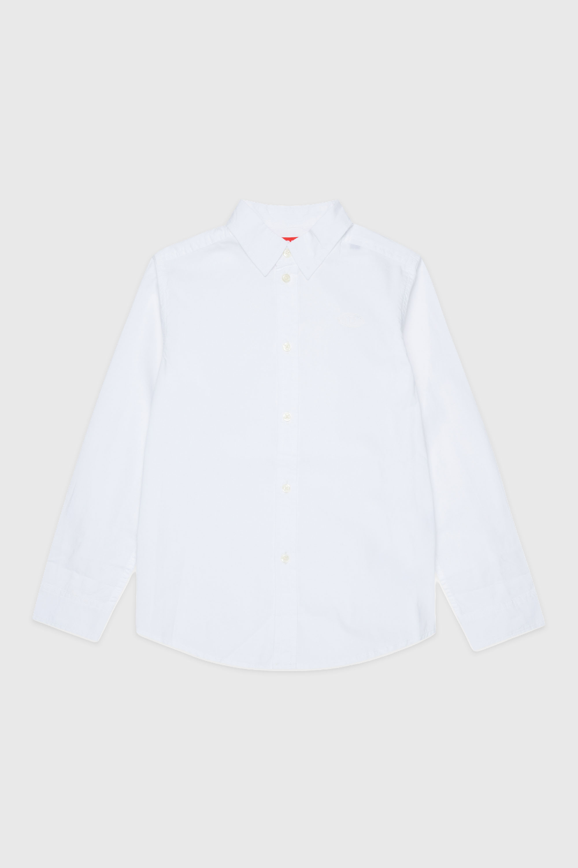Diesel - CSTAN, Man's Cotton shirt in White - 1