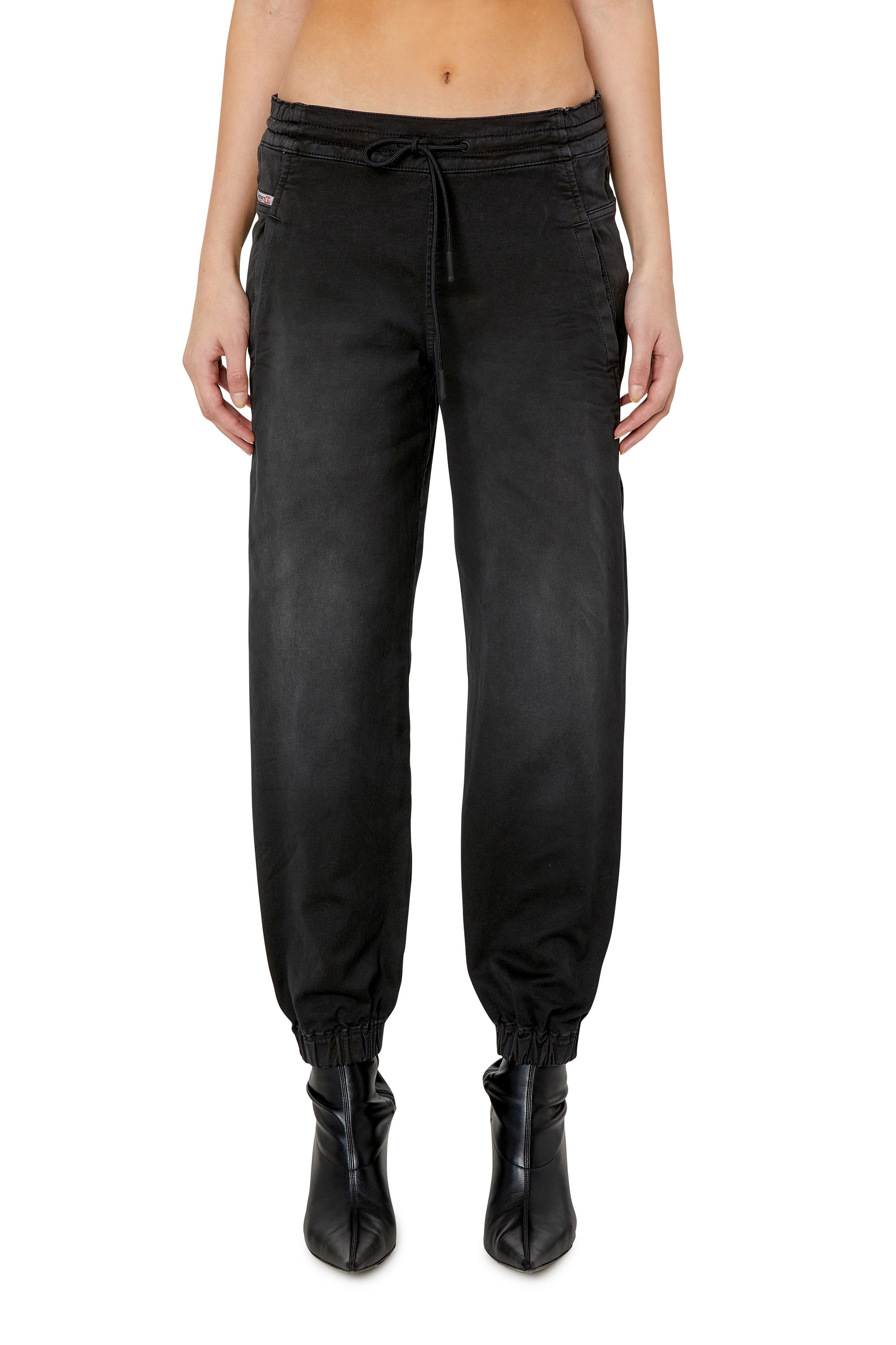 Diesel - Krailey JoggJeans® 0670M Boyfriend, Black/Dark grey - Image 1