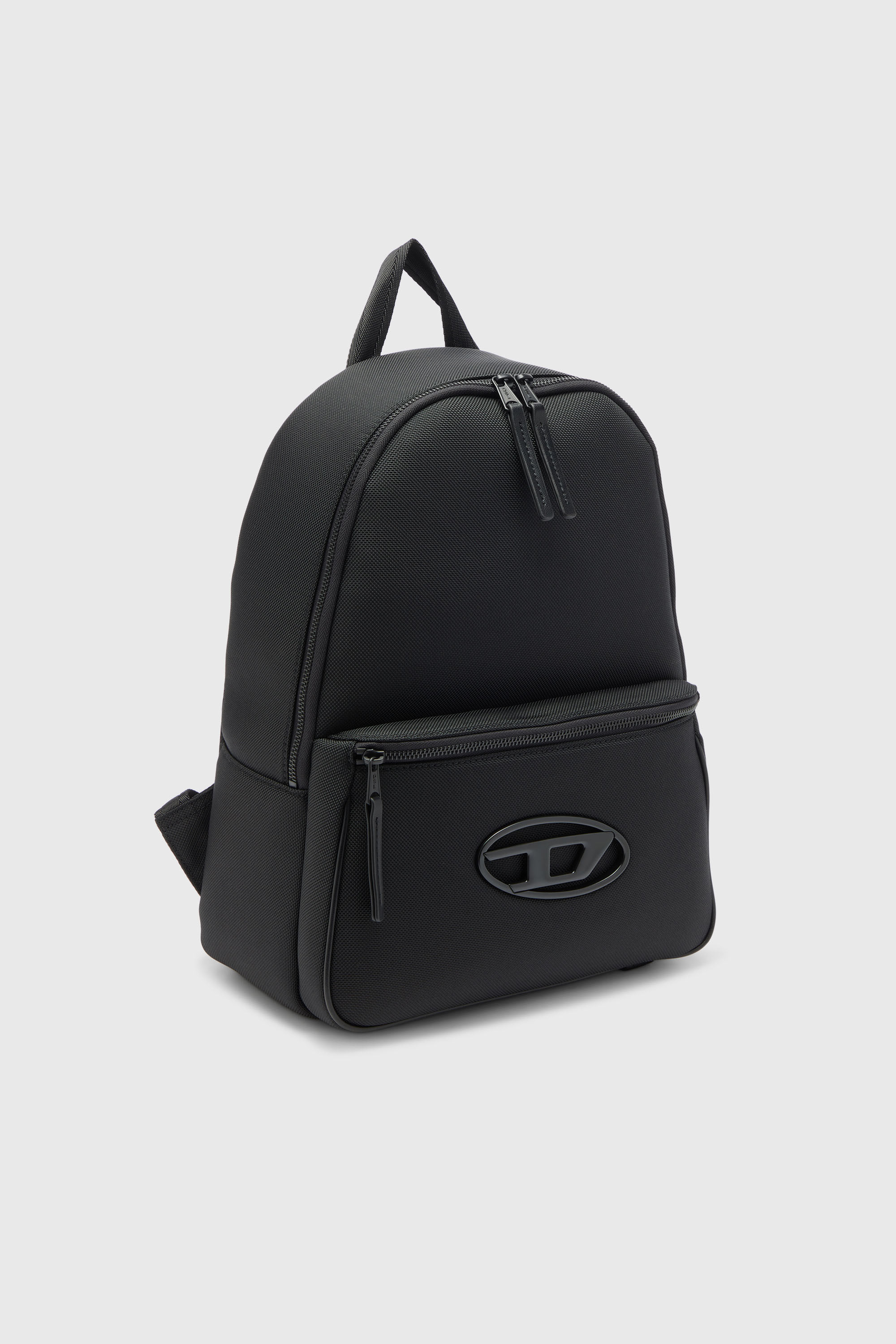 Diesel - HOLI-D BACKPACK M, Unisex's Holi-D - Backpack in nylon with Oval D logo in Black - 5