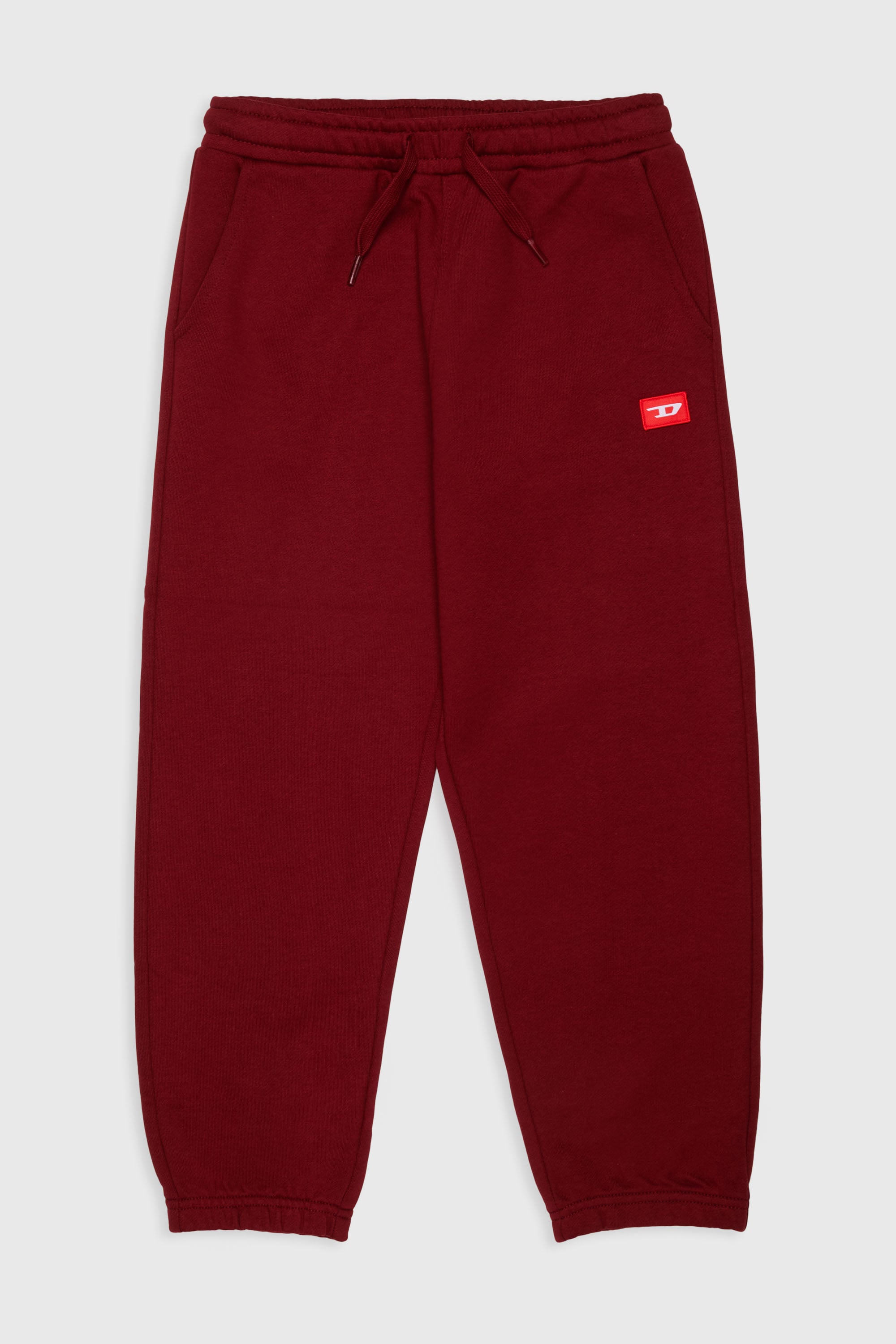 Diesel - PXGIN, Unisex's Cotton pants with side pockets in Red - 1