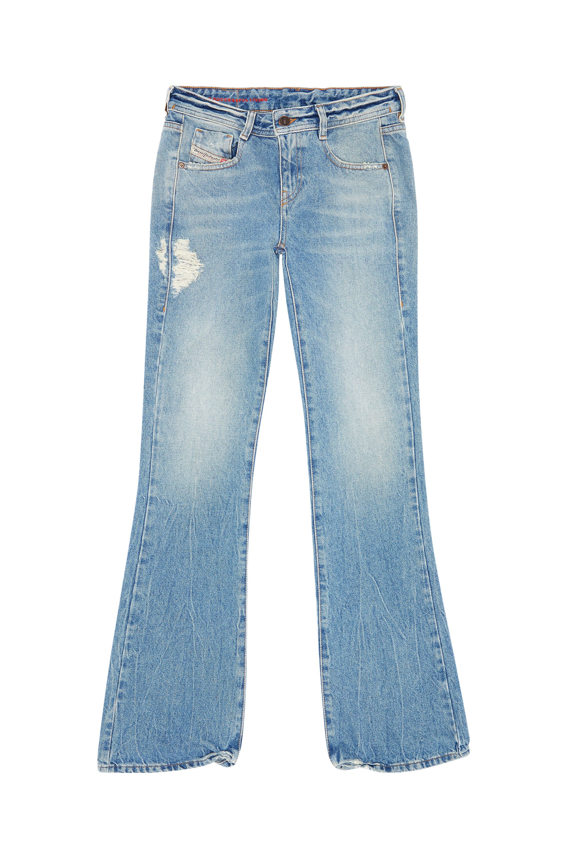 Diesel - 1969 D-EBBEY 09D98 Bootcut and Flare Jeans, Light Blue - Image 6