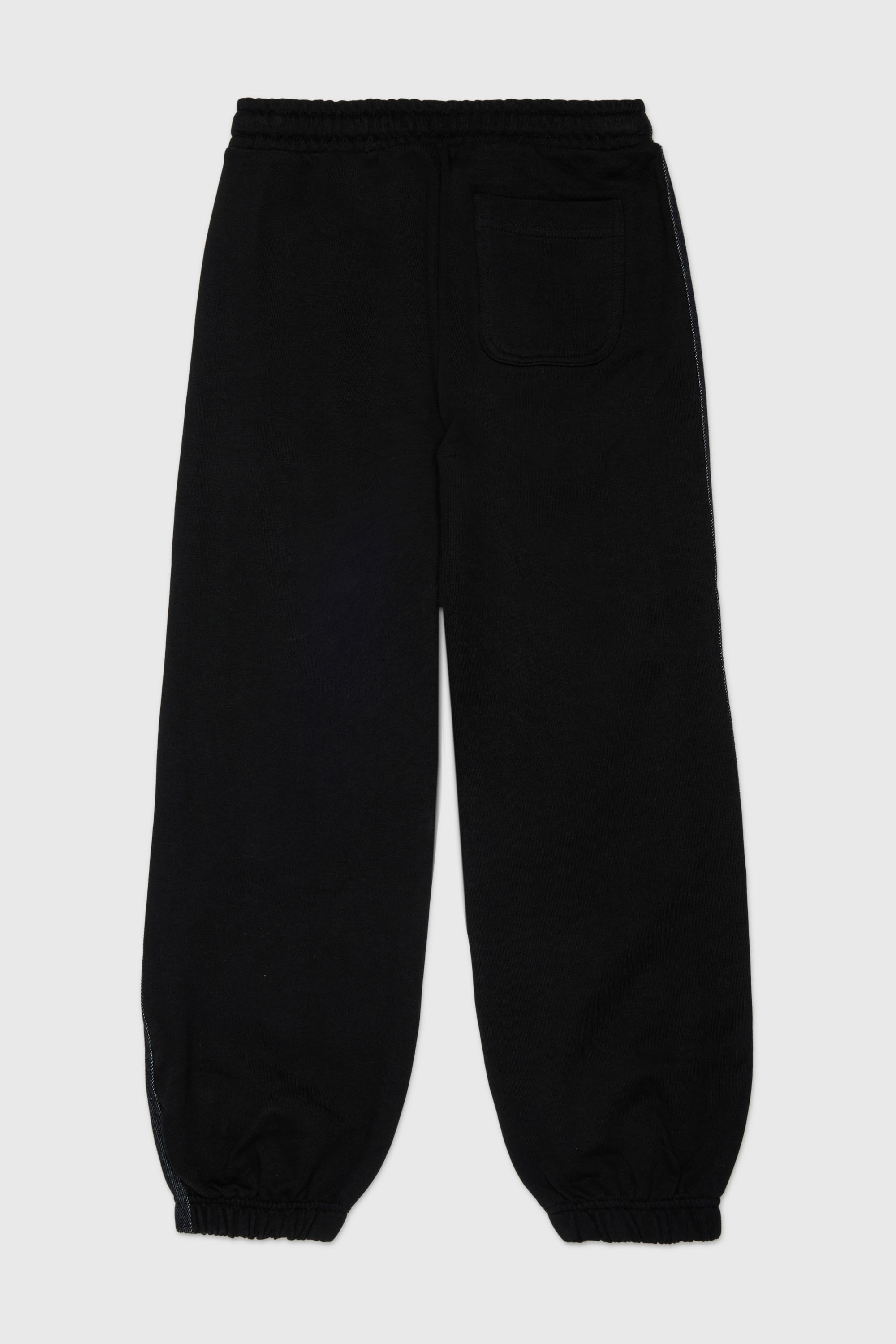 Diesel - PTEAN, Man's Sweatpants with denim side bands in Black - 2