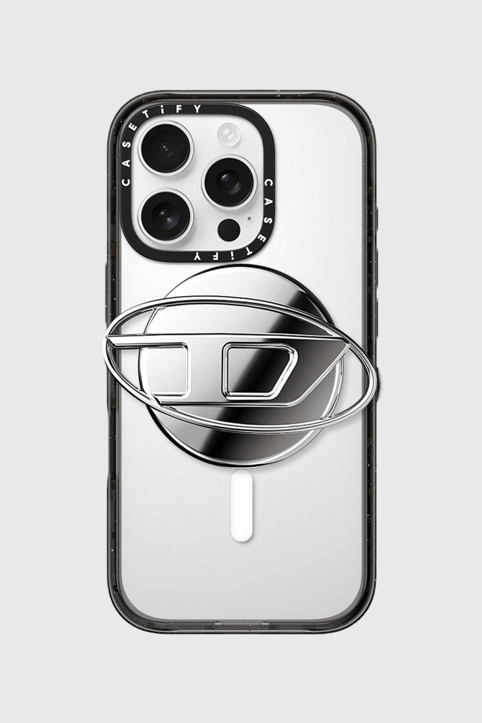 Diesel - 60372 CASETIFY  GRIP STAND, Unisex's Grip & Stand Silver in Silver - 5