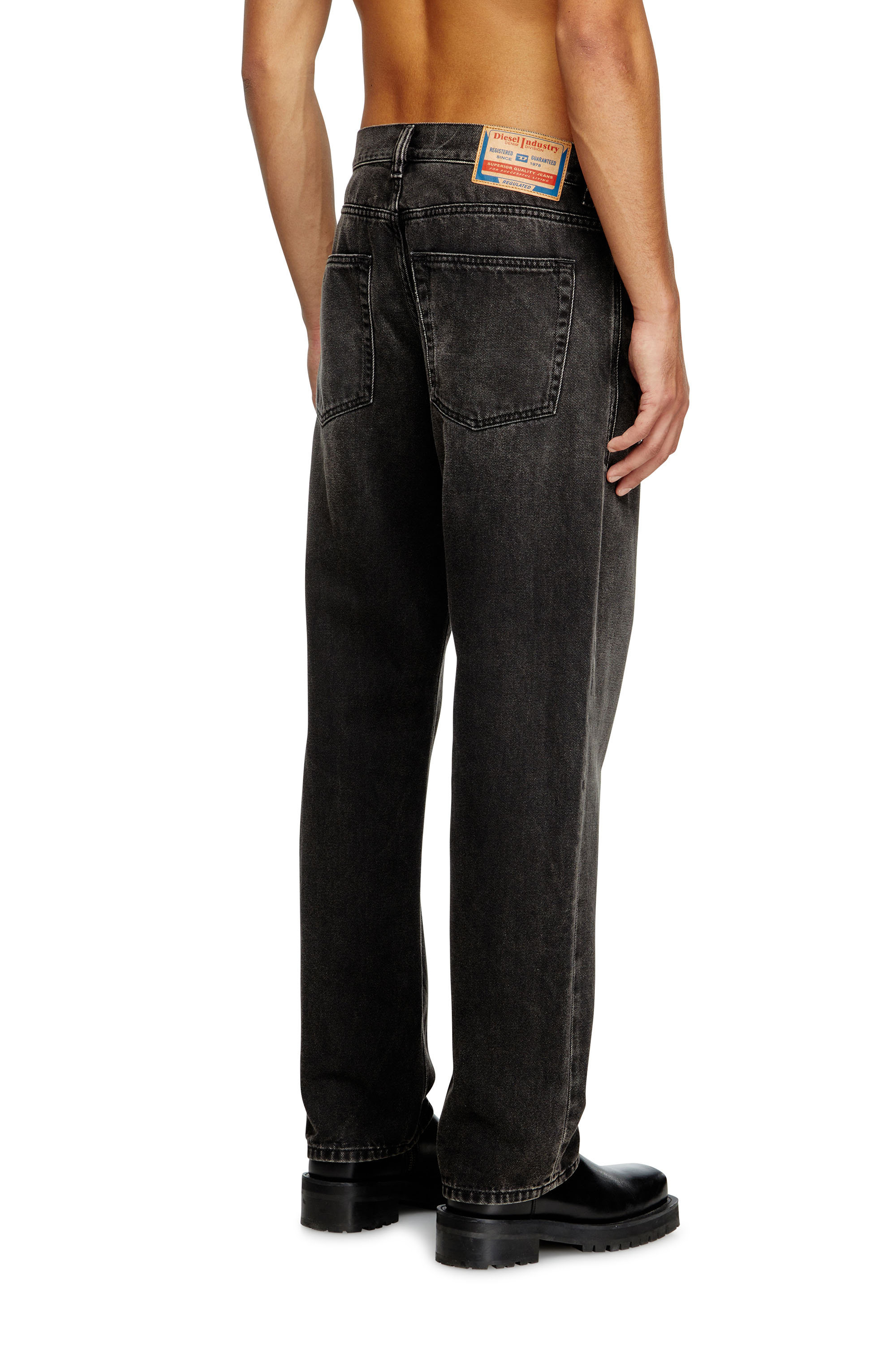 Diesel - Man's Regular Jeans 2024 D-Macs 09J96, Black/Dark grey - 4