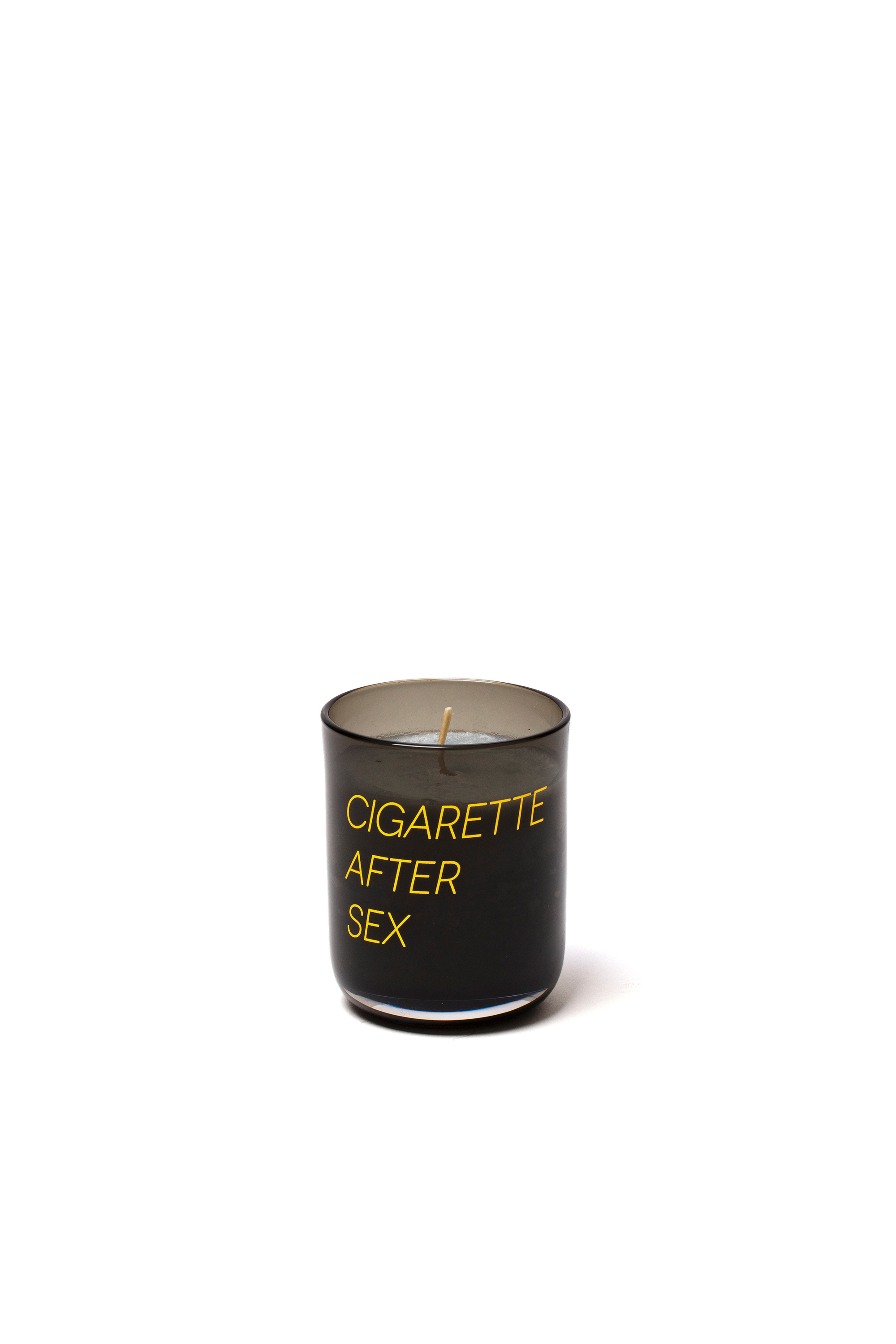 Diesel - 11173 HOME SCENTS, Unisex's Candle in glass jar "memories-cigarette after sex" in Black/Yellow - 1