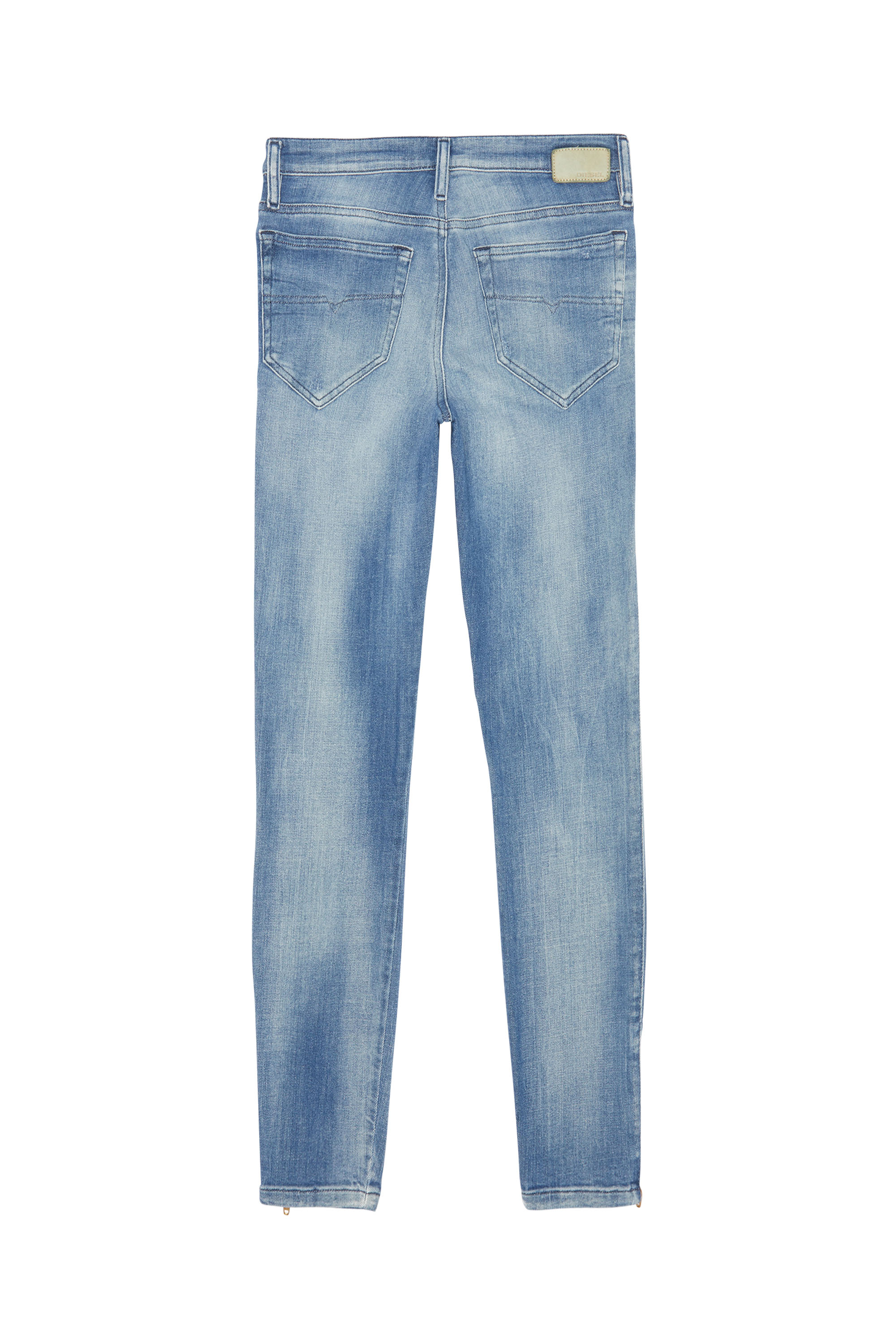 Diesel - SKINZEE-ZIP, Woman's Diesel Woman - Jeans Medium blue in Medium blue - 2