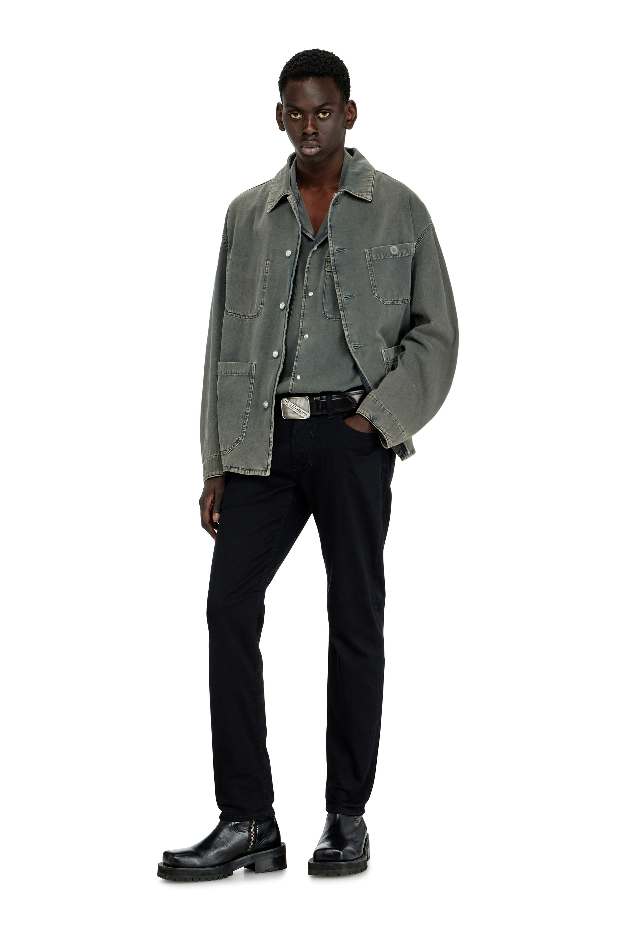 Diesel - Man's Regular Jeans 1986 Larkee-Beex 0688H, Black/Dark grey - 2