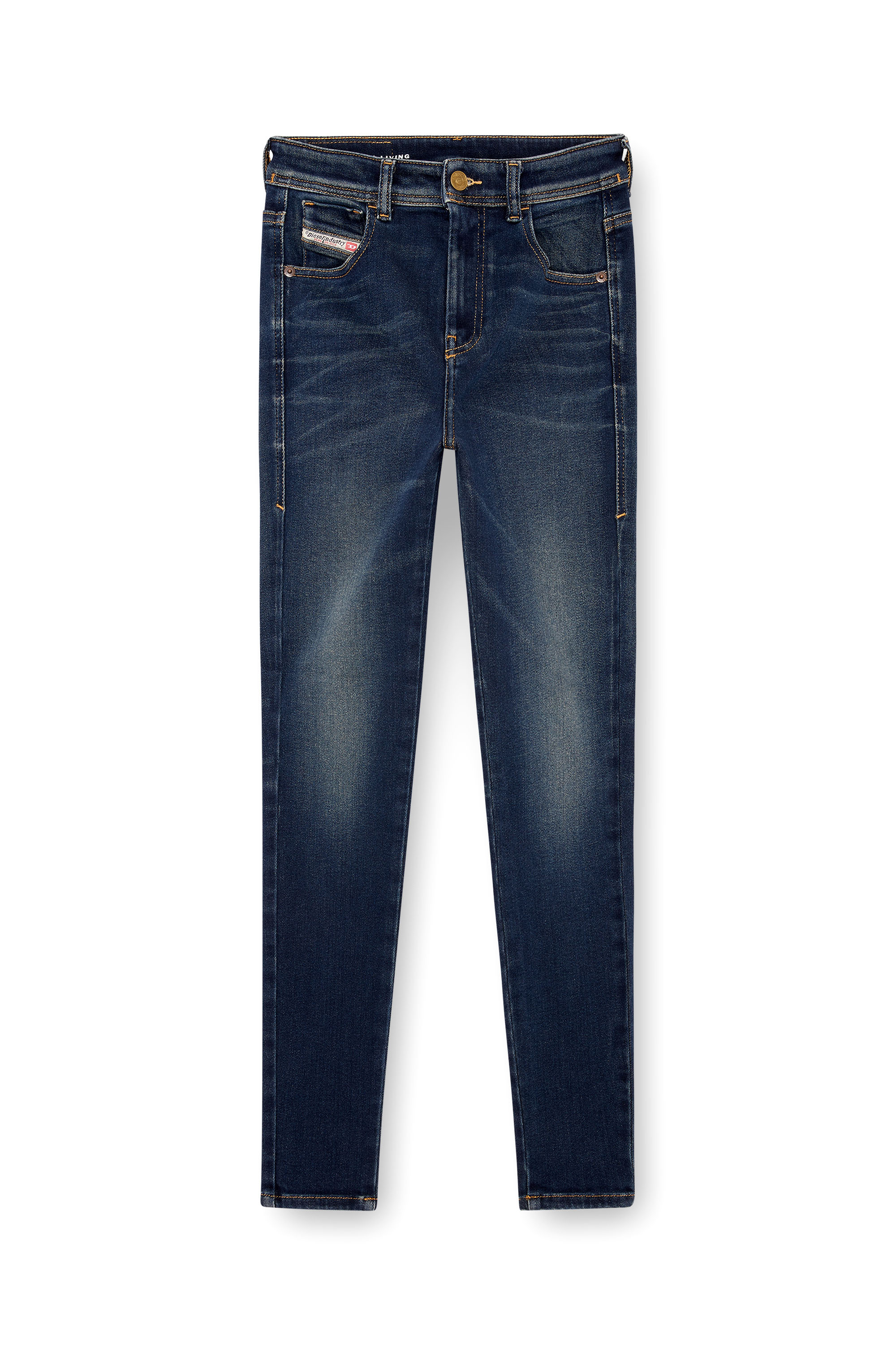 Diesel - Woman Super skinny Jeans 1984 Slandy-High 09J11, Dark Blue - Image 3