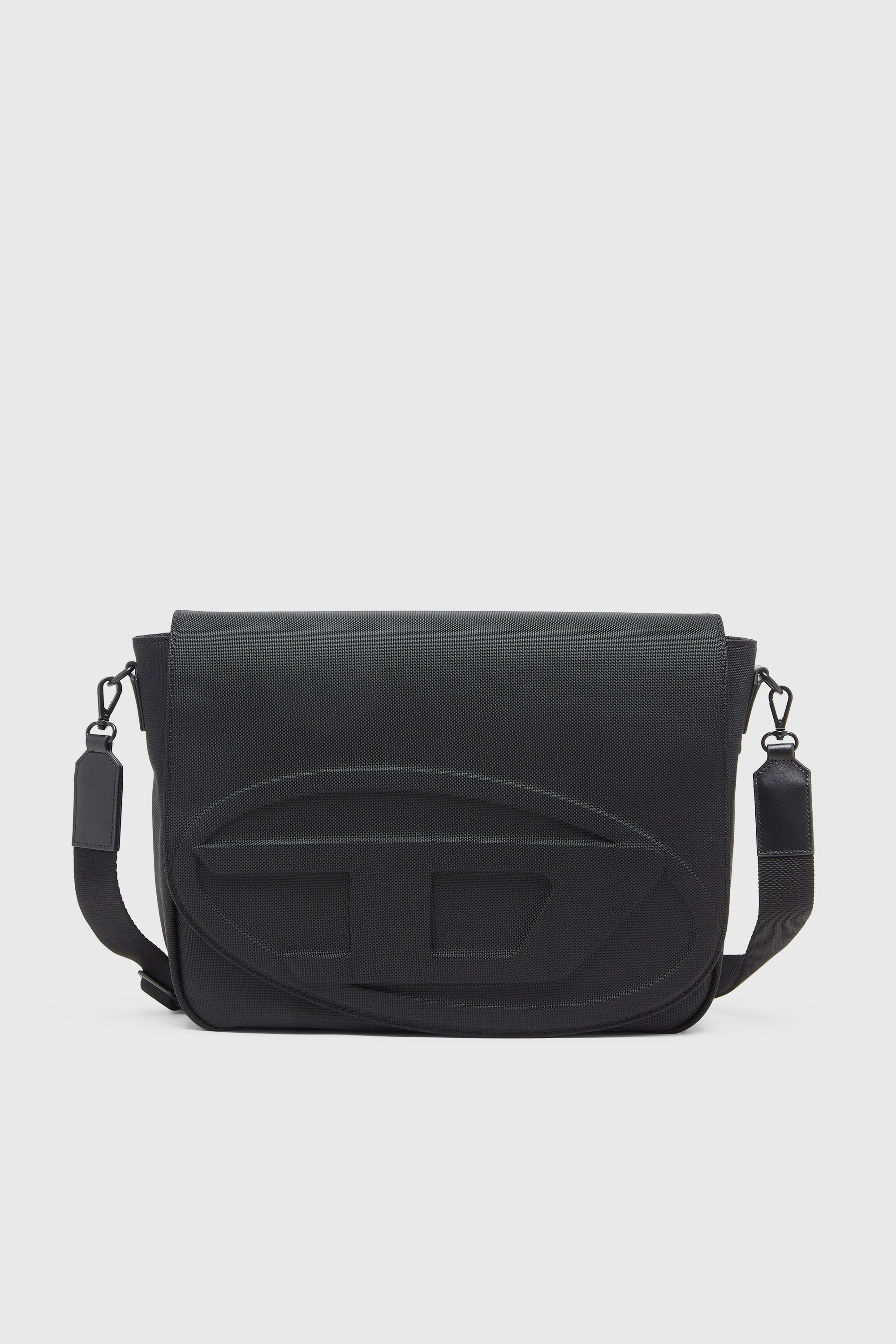 Diesel - 1DR MESSENGER, Man's 1DR-Messenger bag in CORDURA&reg; nylon in Black - 1