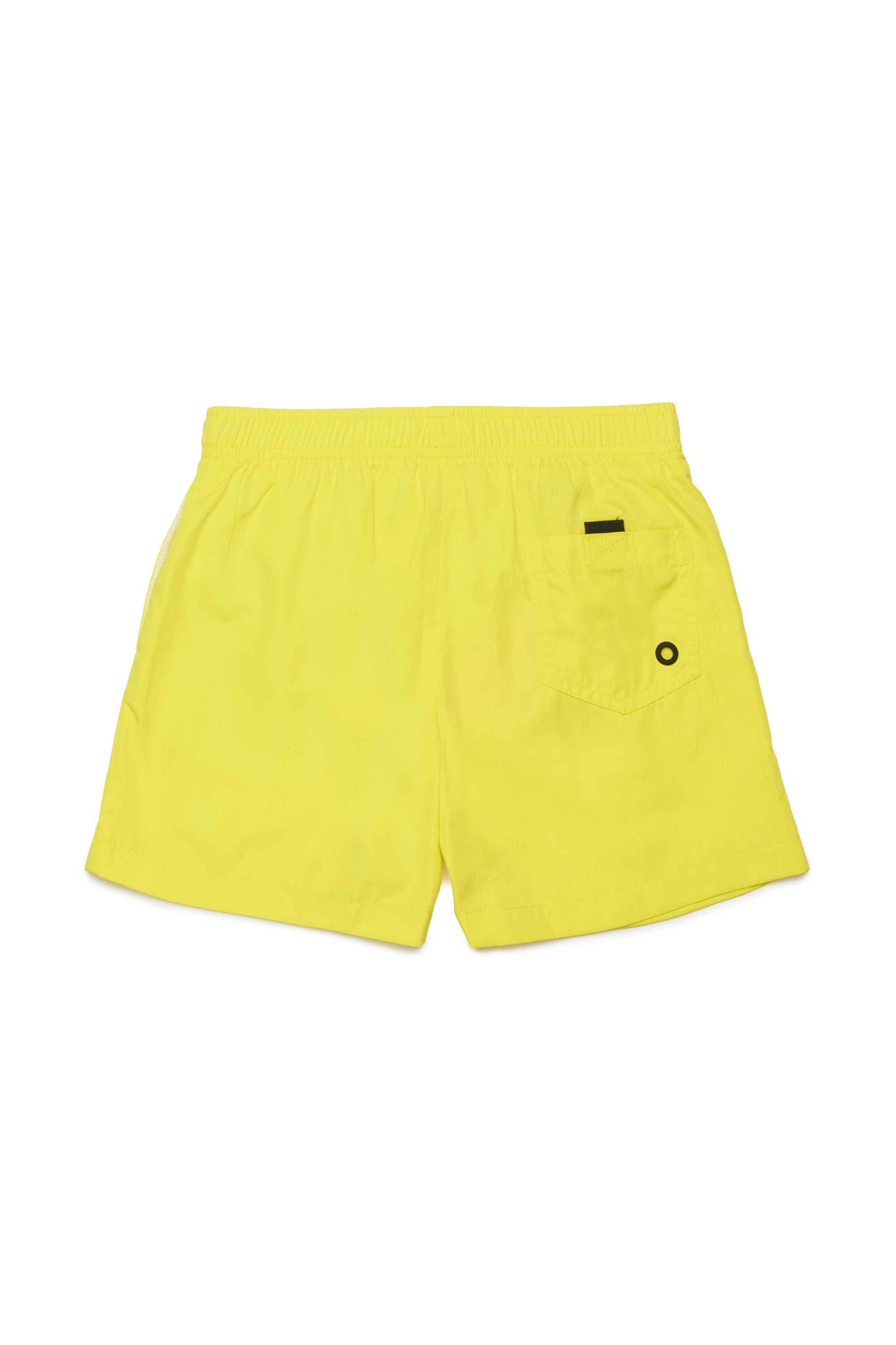 Diesel - MIDIT, Man's Swim shorts with maxi logo in Yellow - 2