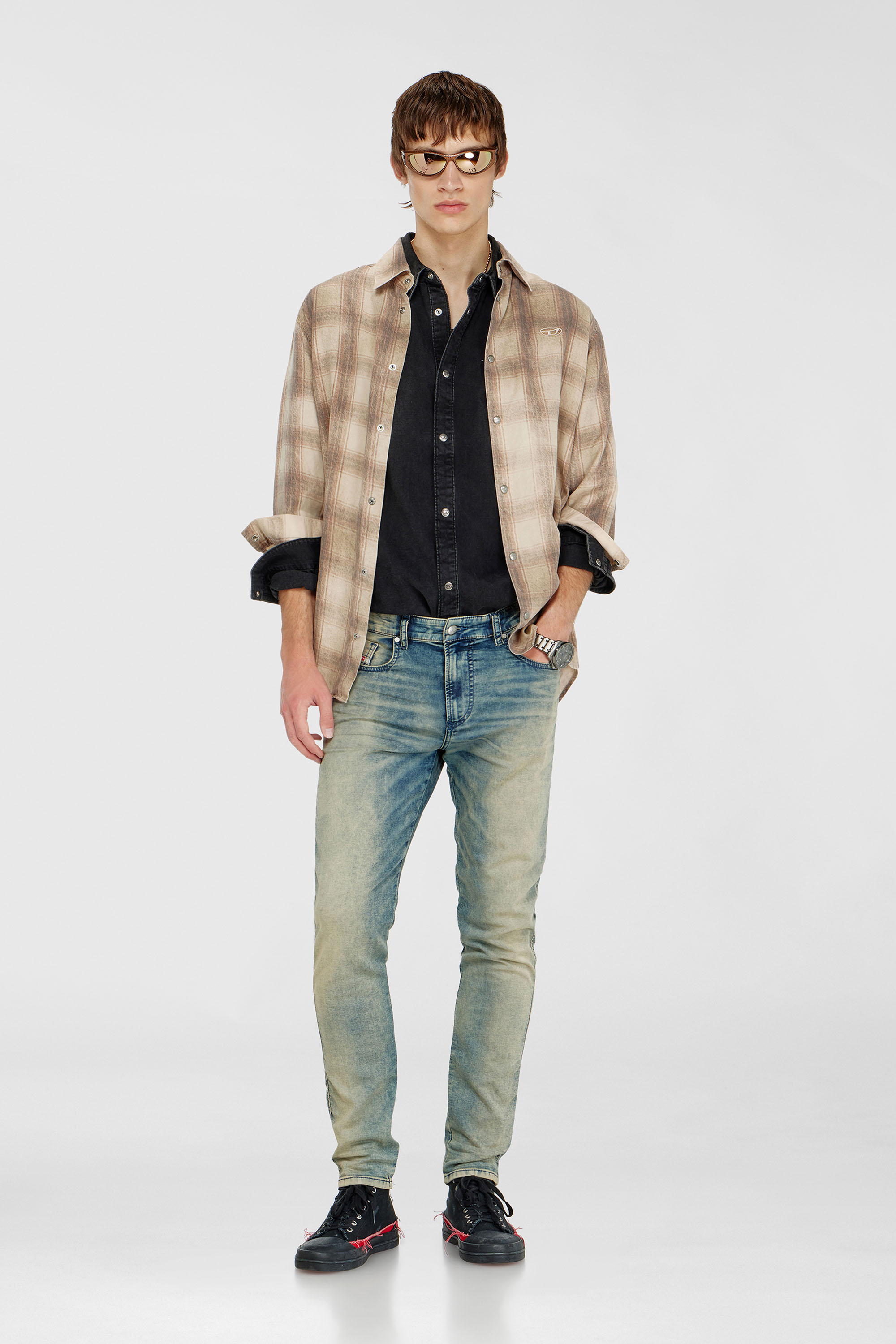 Diesel - Man's Slim 2062 D-Strukt Joggjeans&reg; 09P60, Medium blue - 1