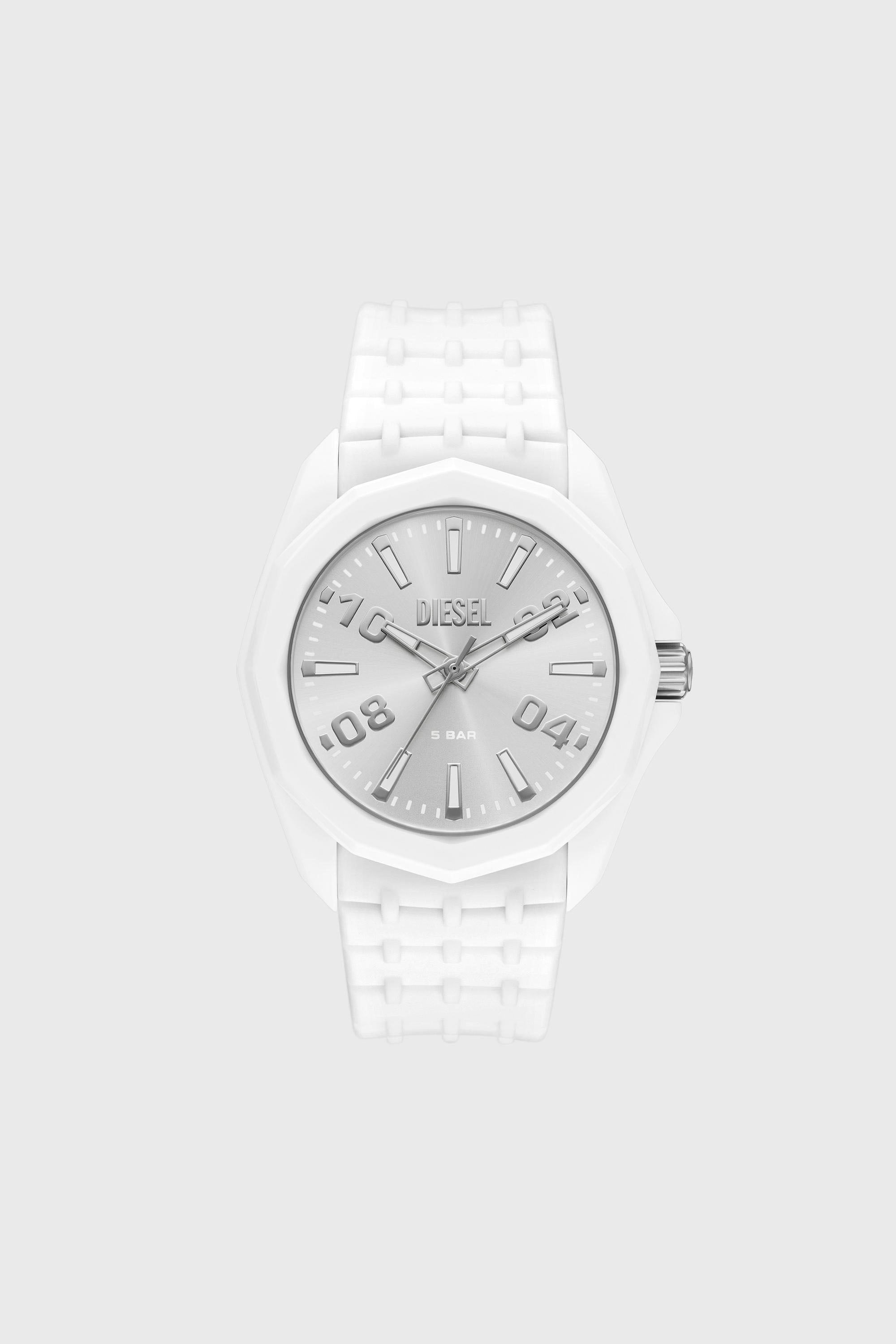 Diesel - DZ2244 WATCH, Man's Stinger white silicone watch in White - 1