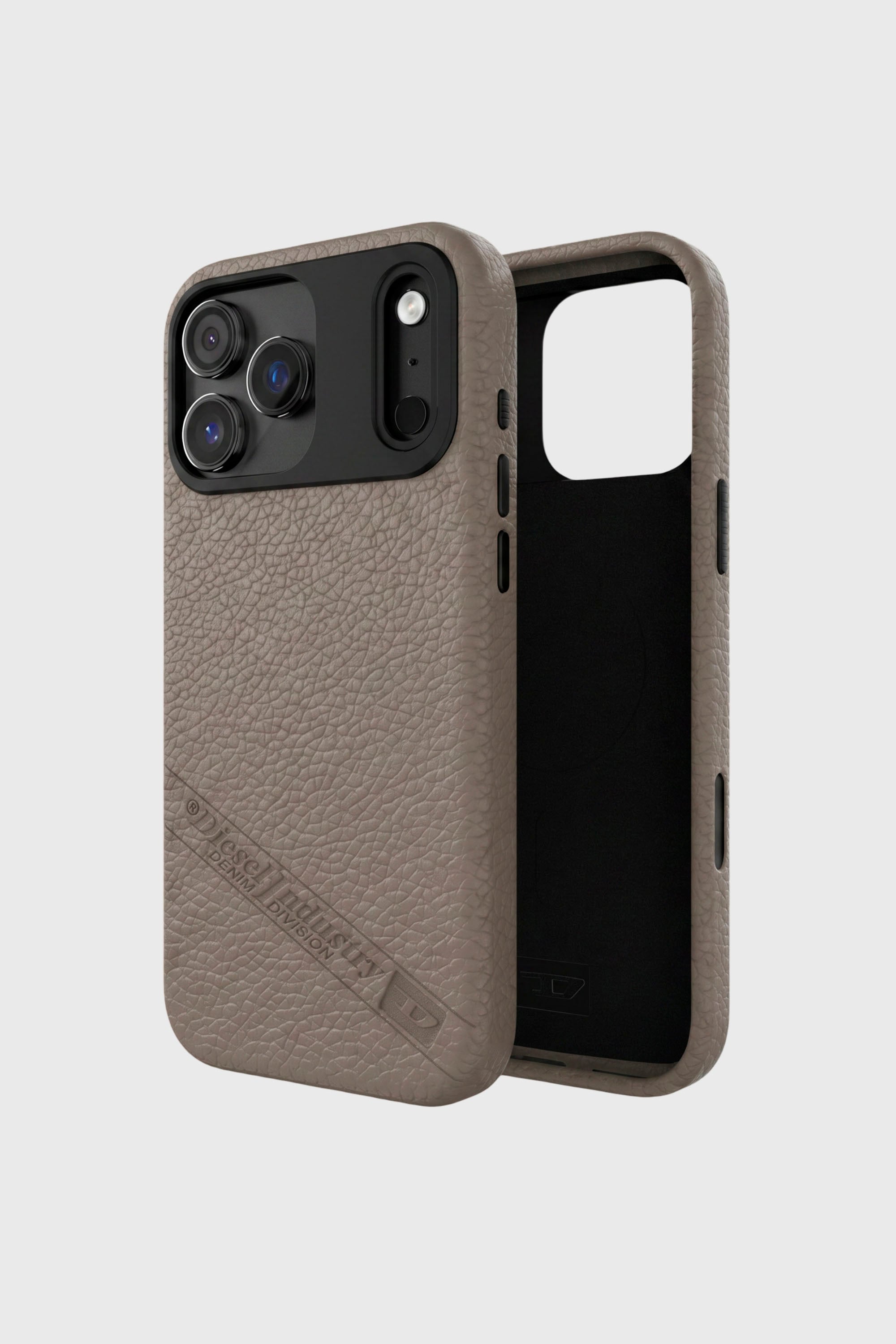 Diesel - 60645 MOULDED CASE, Unisex's Flag D case with MagSafe for iPhone 17 Pro Max in Beige - 1