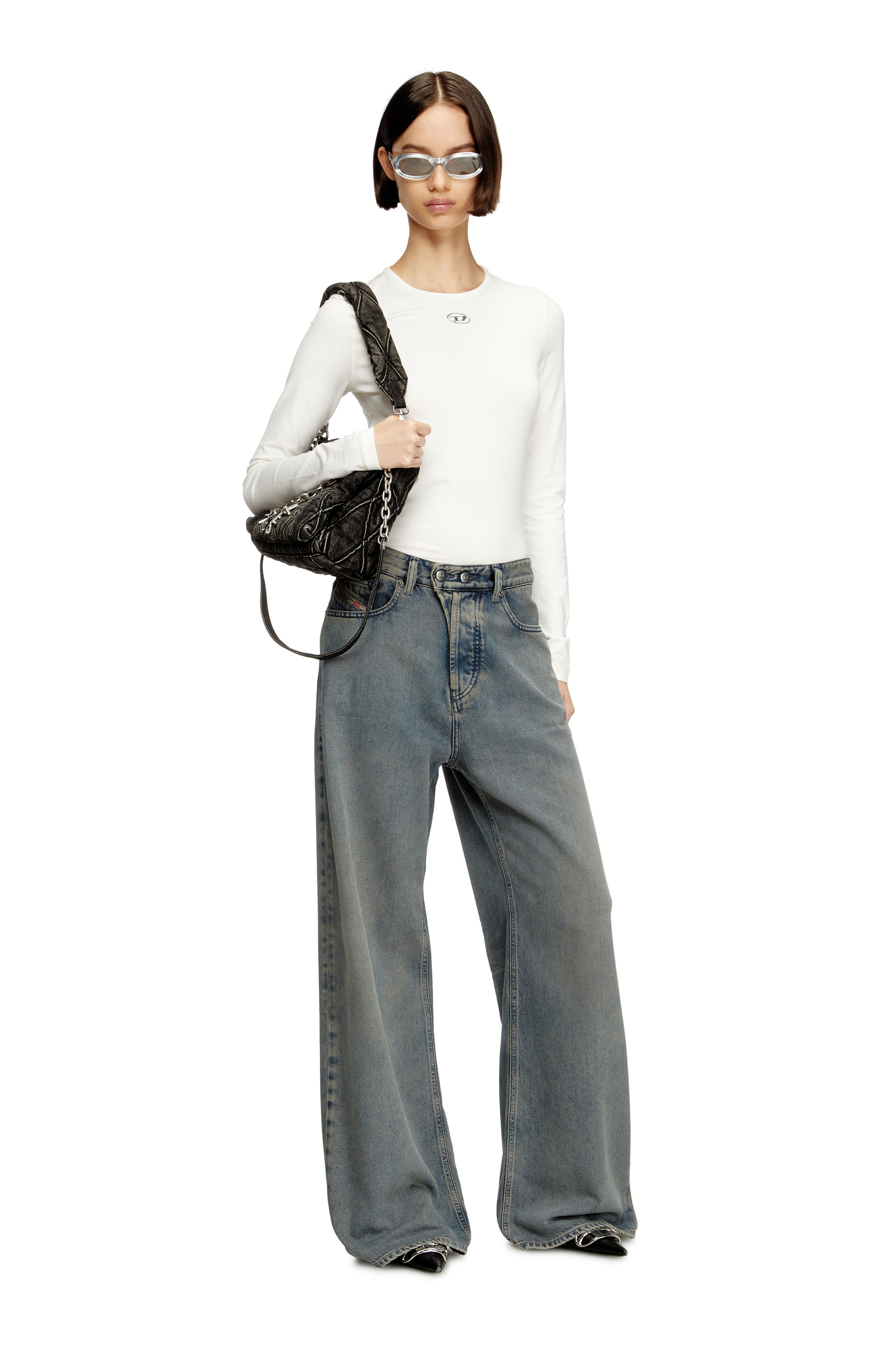 Relaxed Jeans 1996 D-Sire 09N24, Medium blue Diesel - Woman's Relaxed Jeans 1996 D-Sire 09N24, Medium blue - 1