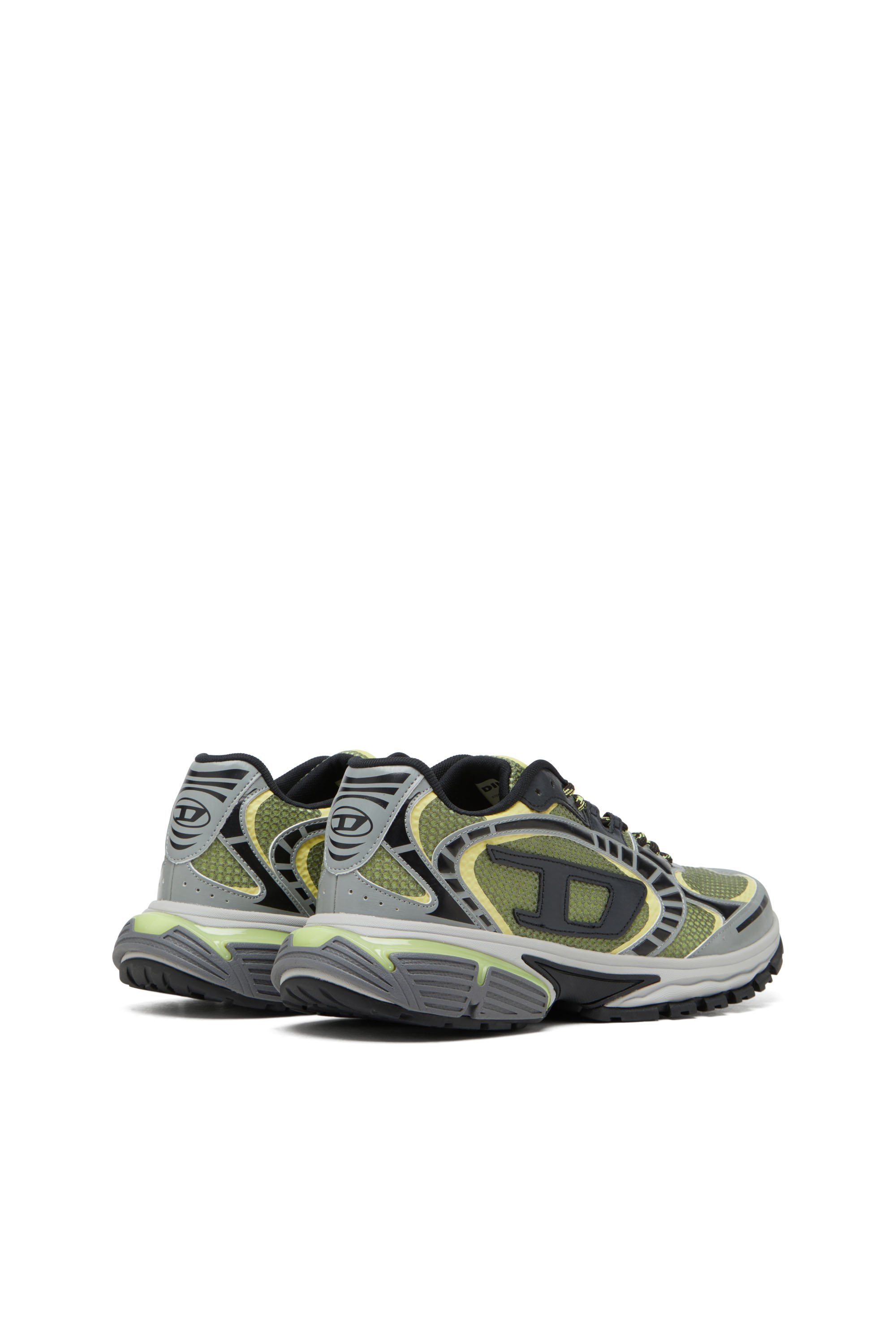 Diesel - S-PRO-V-DENSE LOW, Man's S-Pro-V-Dense-Mesh sneakers with Oval D logo in Grey/Green - 5