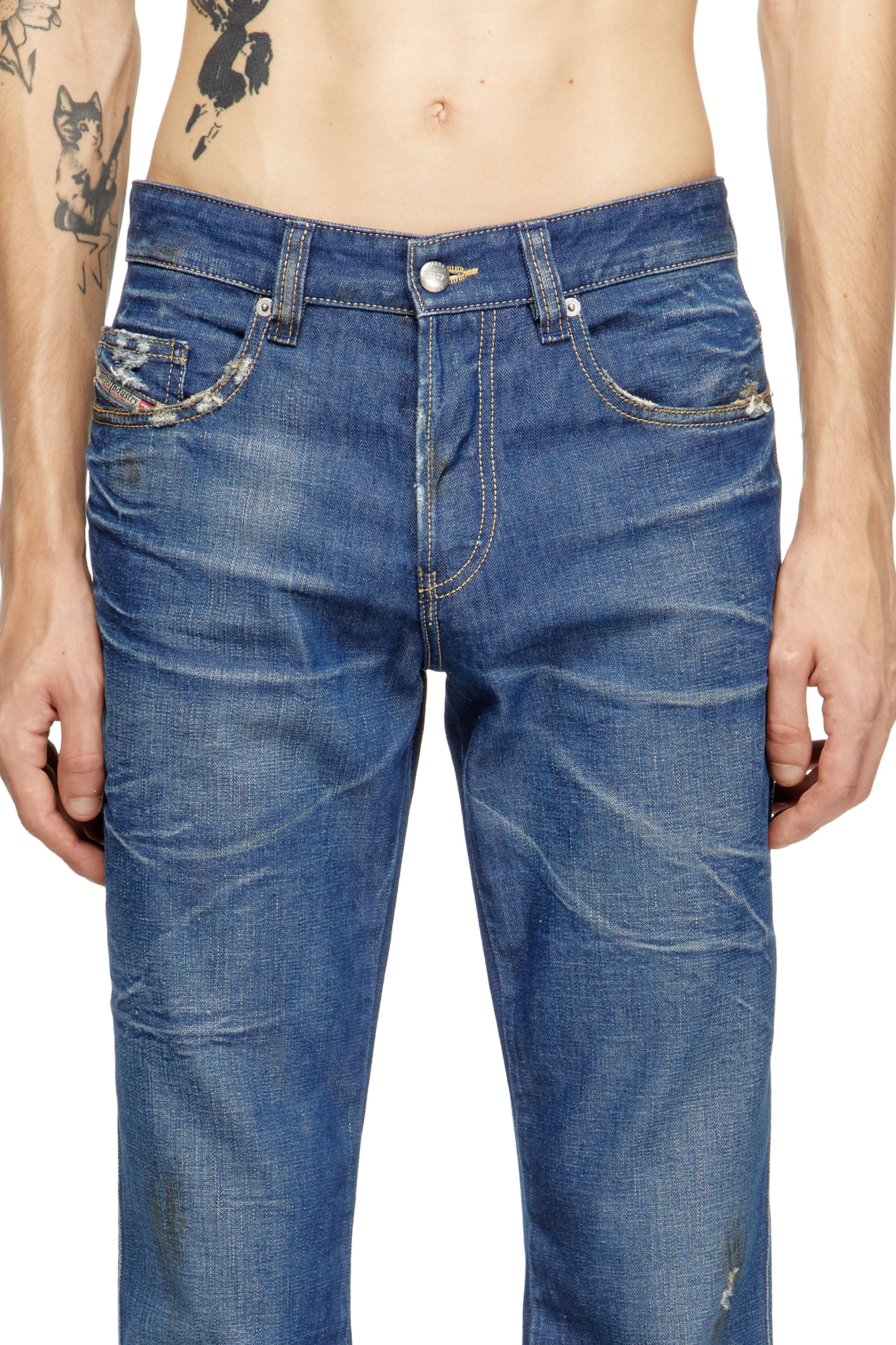 Diesel - Man's Bootcut Jeans 1998 D-Buck 09M60, Dark Blue - 4