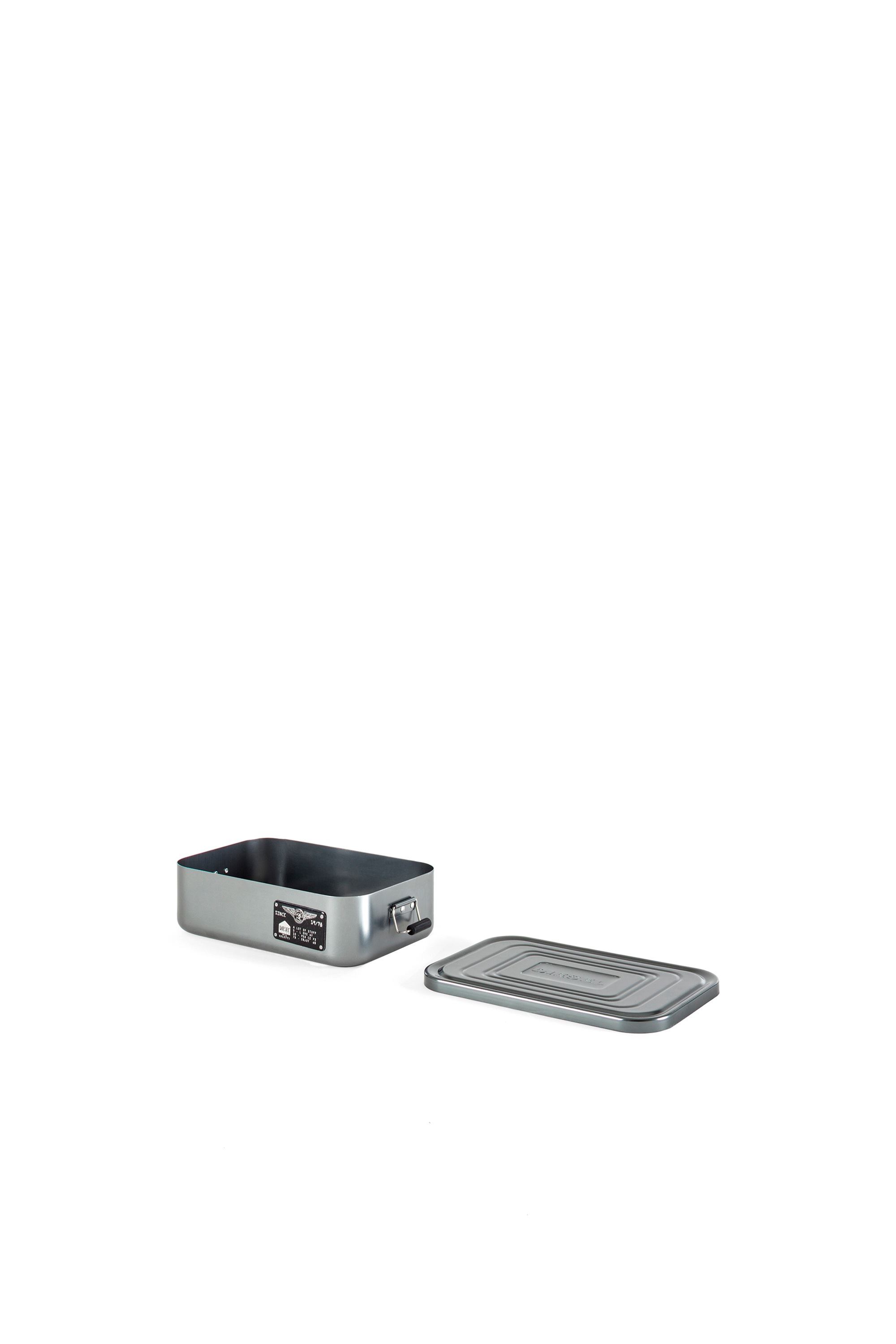 Diesel - 11036 SURVIVAL, Unisex's Aluminium box with lid, medium size in Metal Grey - 4