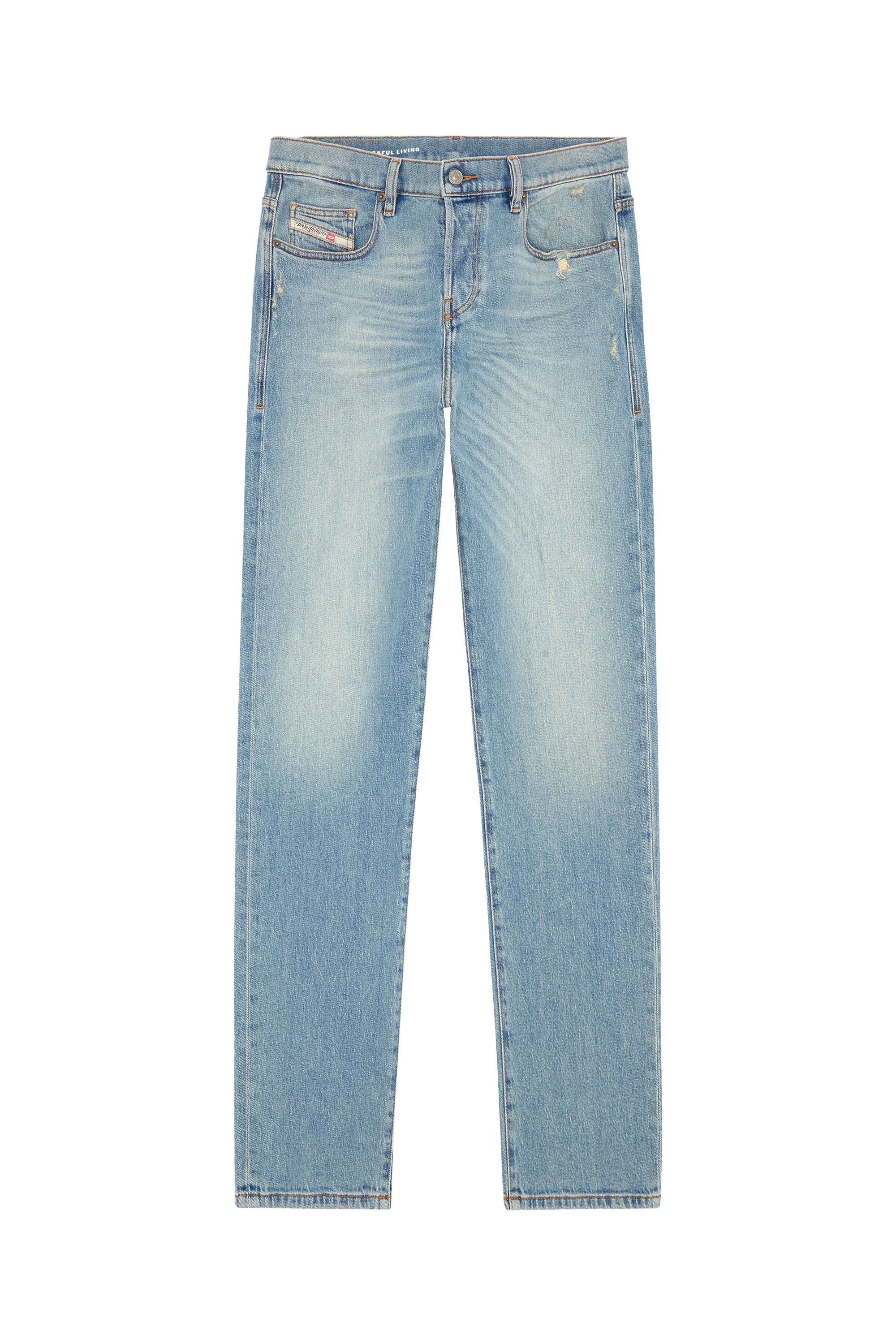 Diesel - Straight Jeans 2020 D-Viker 09H39, Light Blue - Image 5