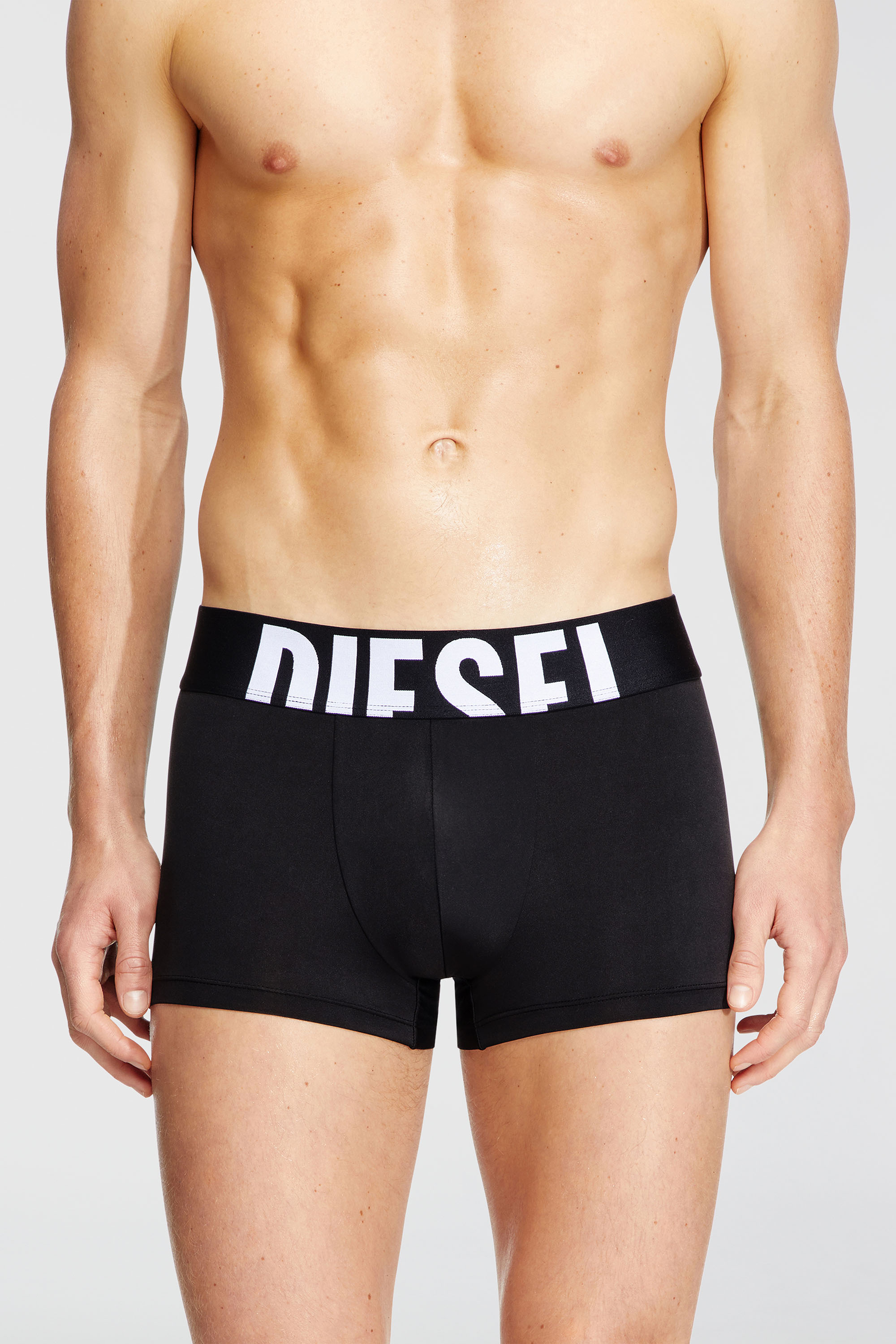 Diesel - DAMIEN-D-POP-3PACK-55, Man's Three-pack boxer briefs in microfibre in Black - 3