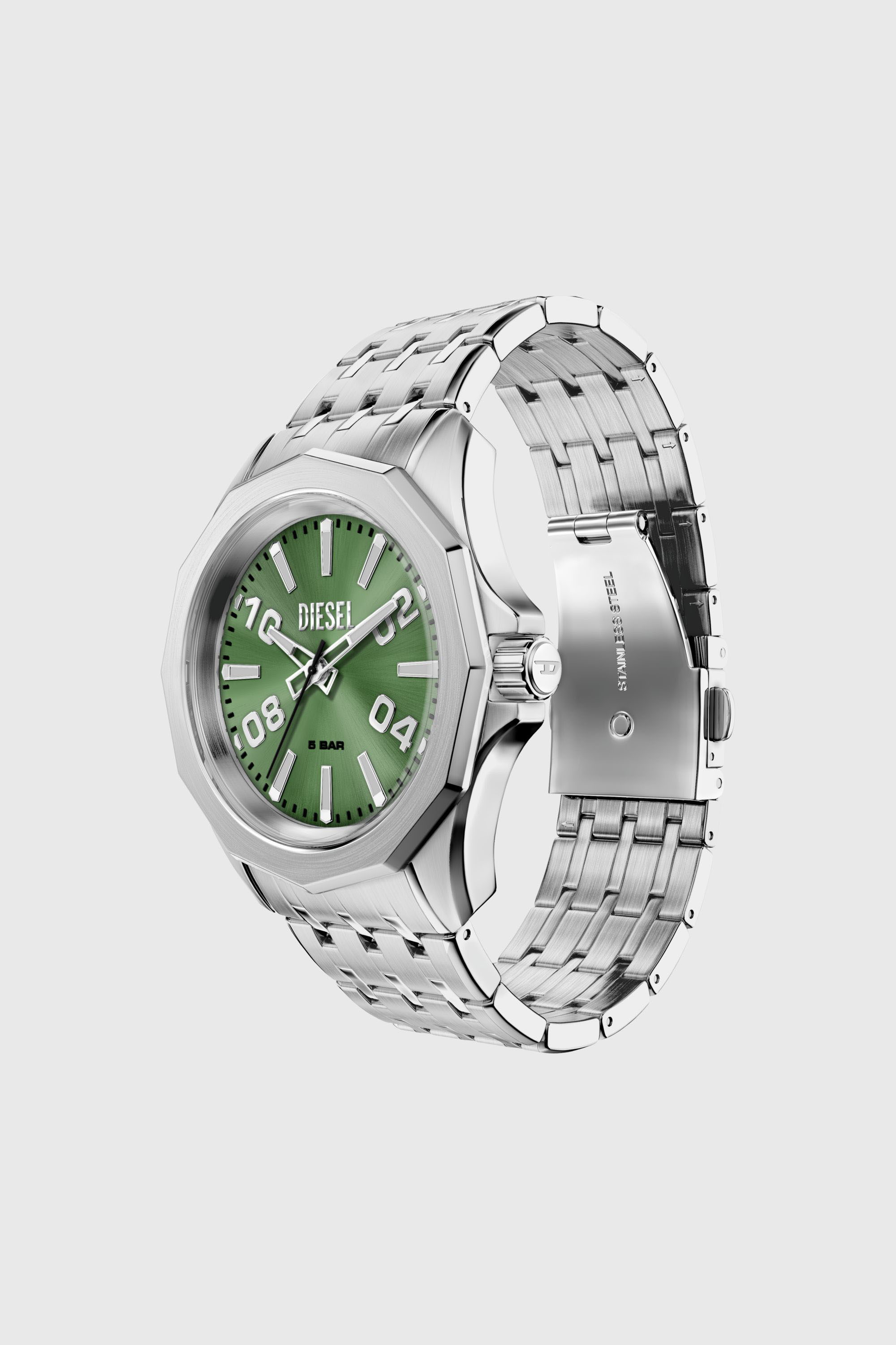 Diesel - DZ2237 WATCH, Man's Stinger stainless steel watch in Silver - 7