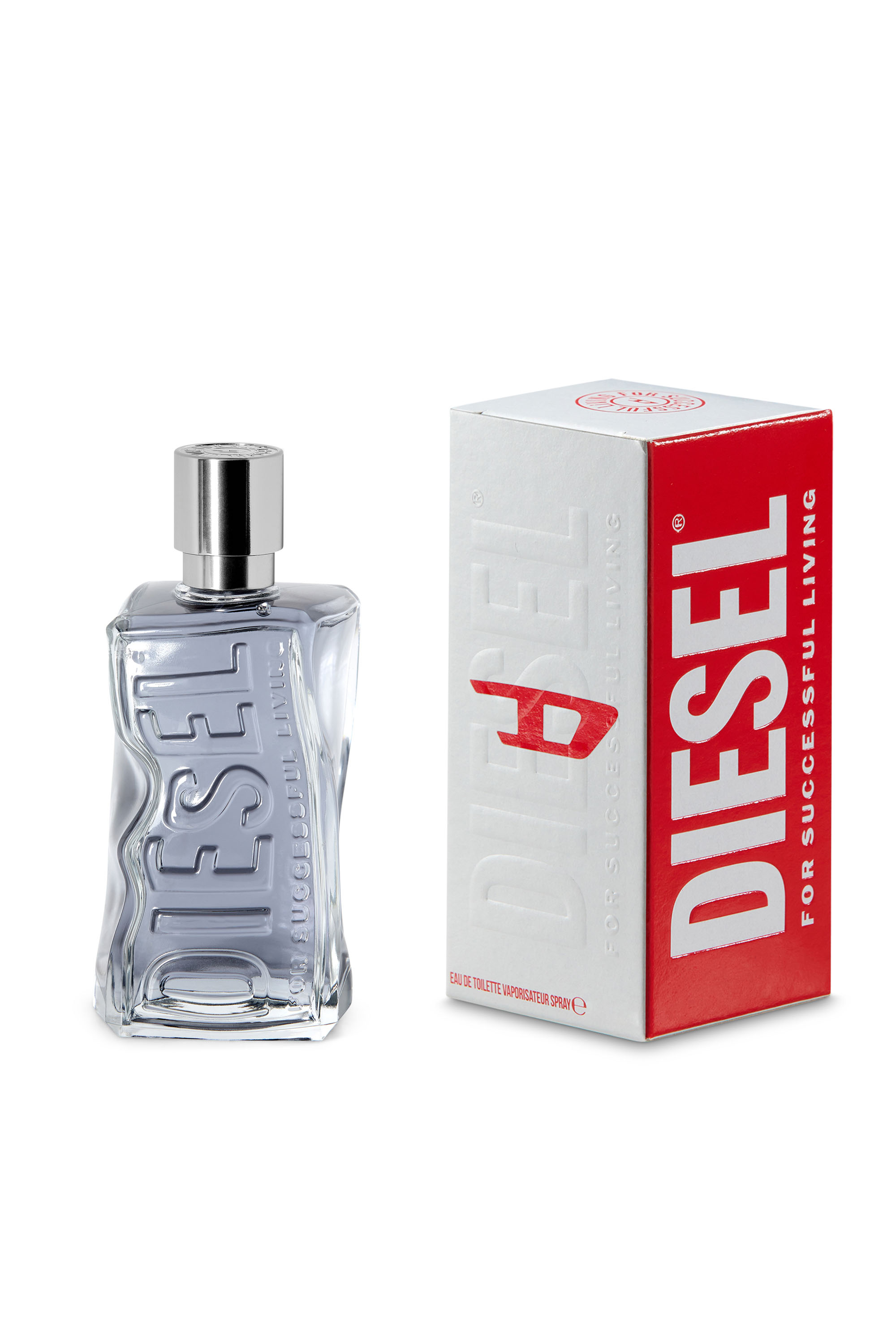 Diesel - D 100 ML, Unisex's D 100ml, 3.4 FL.OZ., Eau de Toilette in Grey - 2